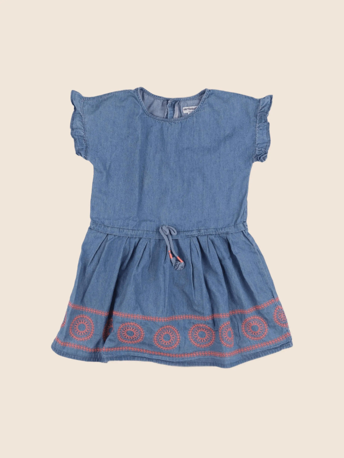 Vertbaudet - robe bleu - 6 mois