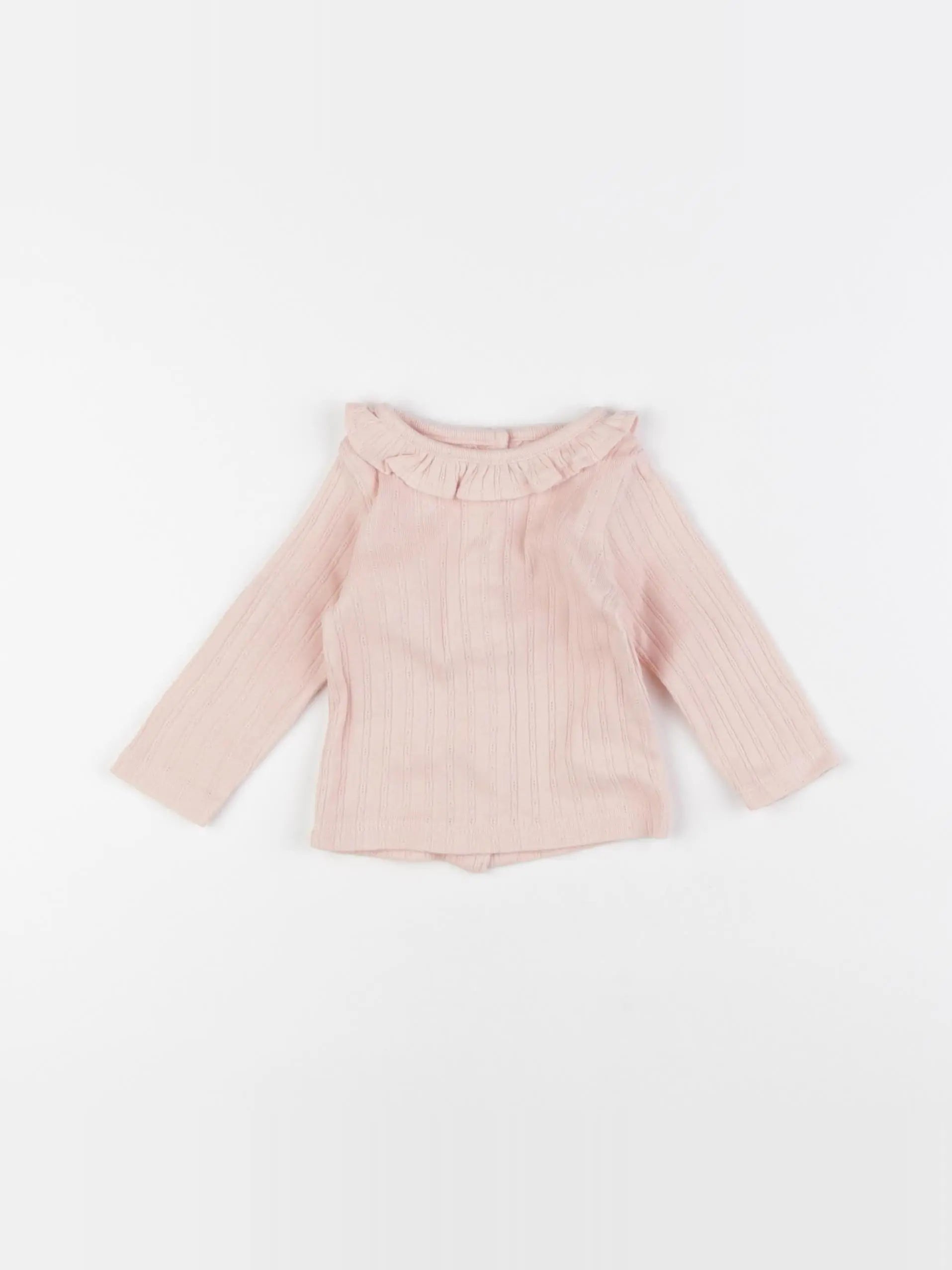 Vertbaudet - tee-shirt rose - 3 mois