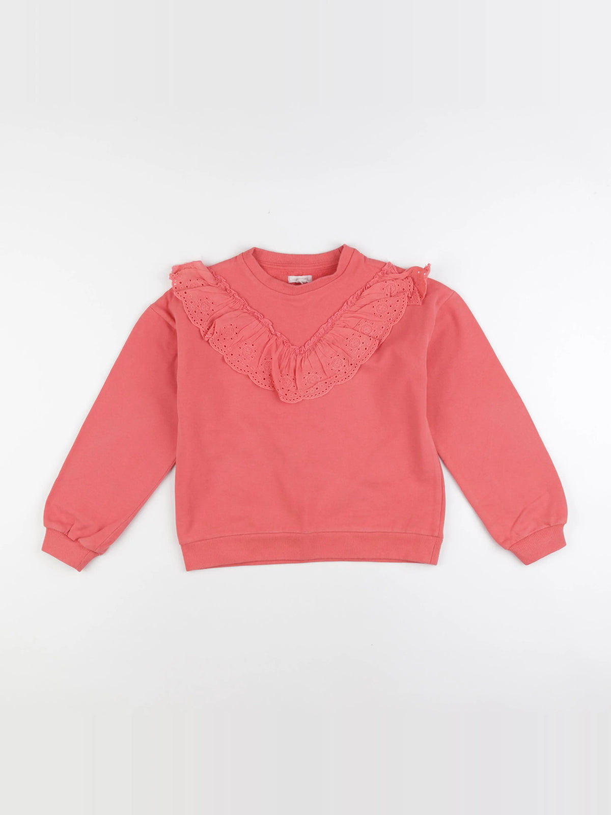 Vertbaudet - sweat rose - 10 ans