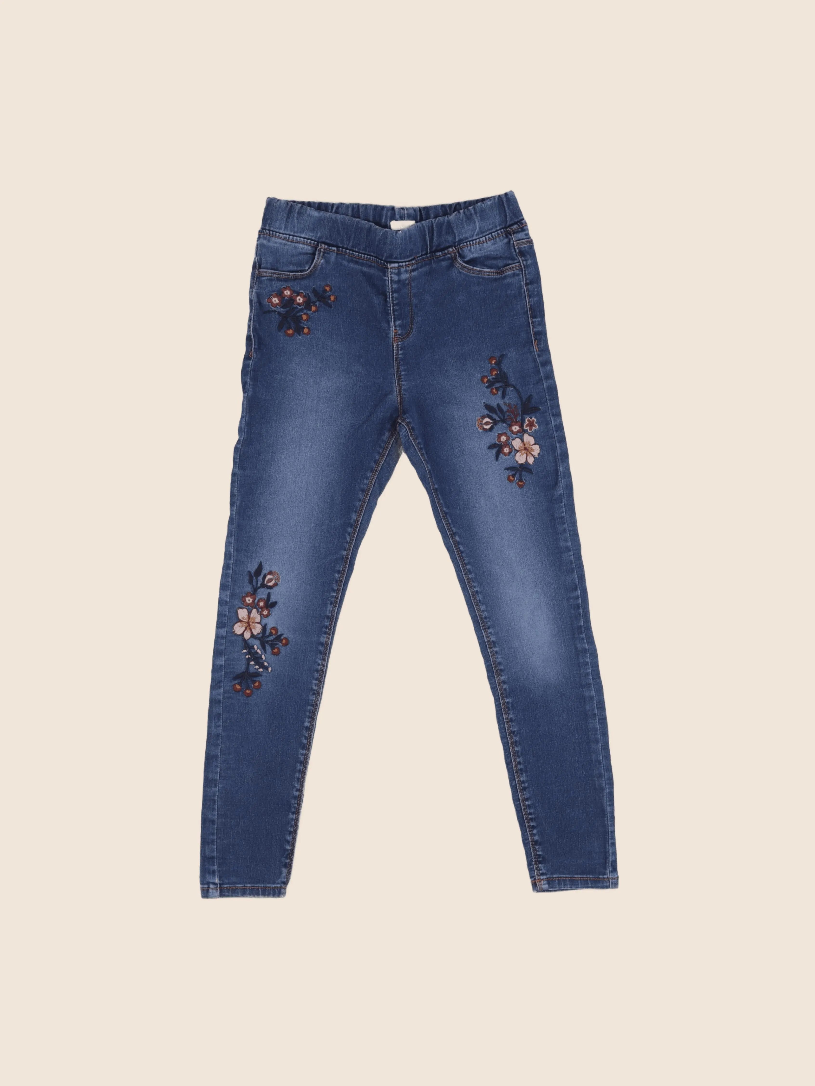 Vertbaudet - jegging bleu - 10 ans