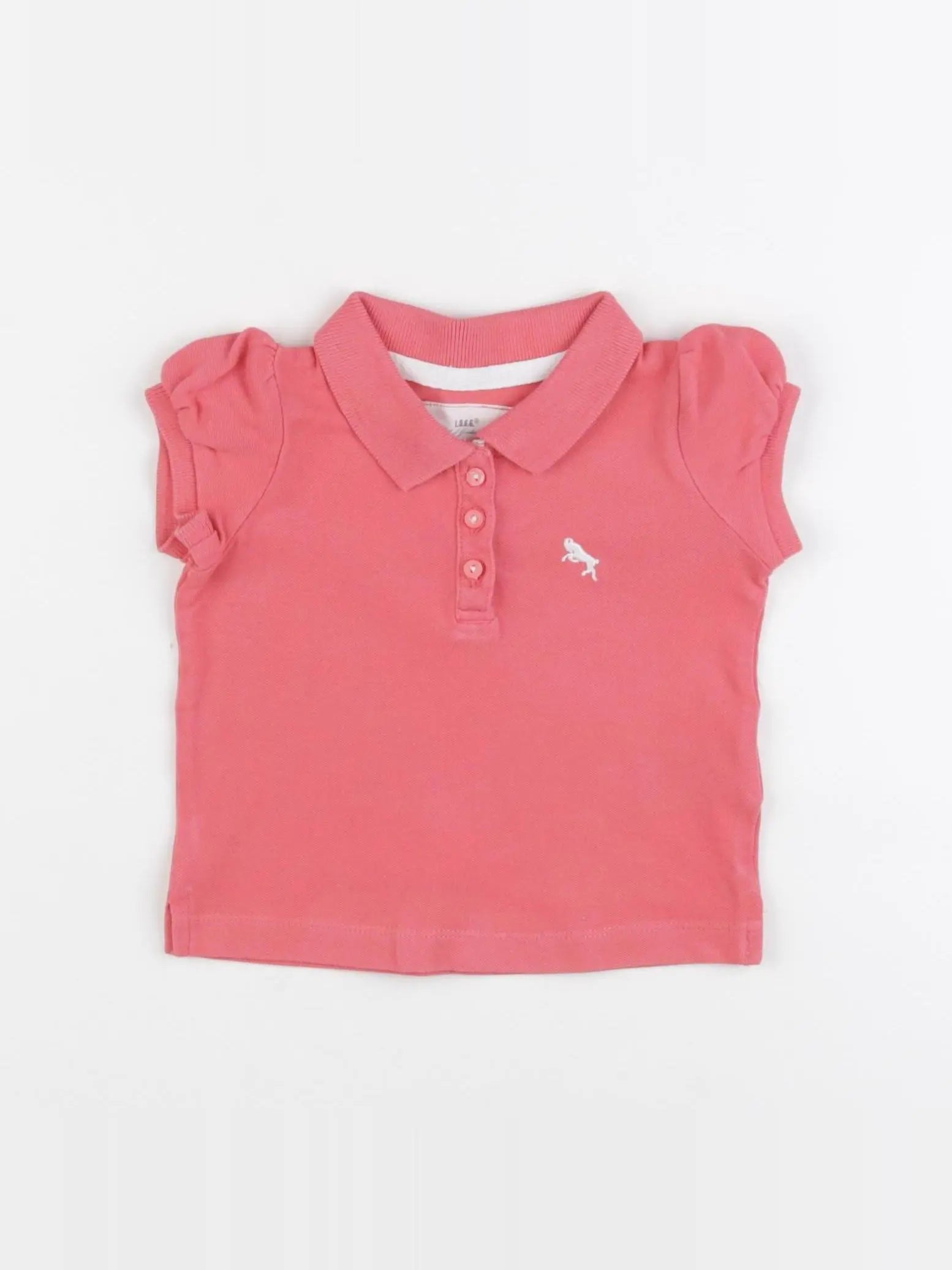 H&M - polo rose - 3/6 mois