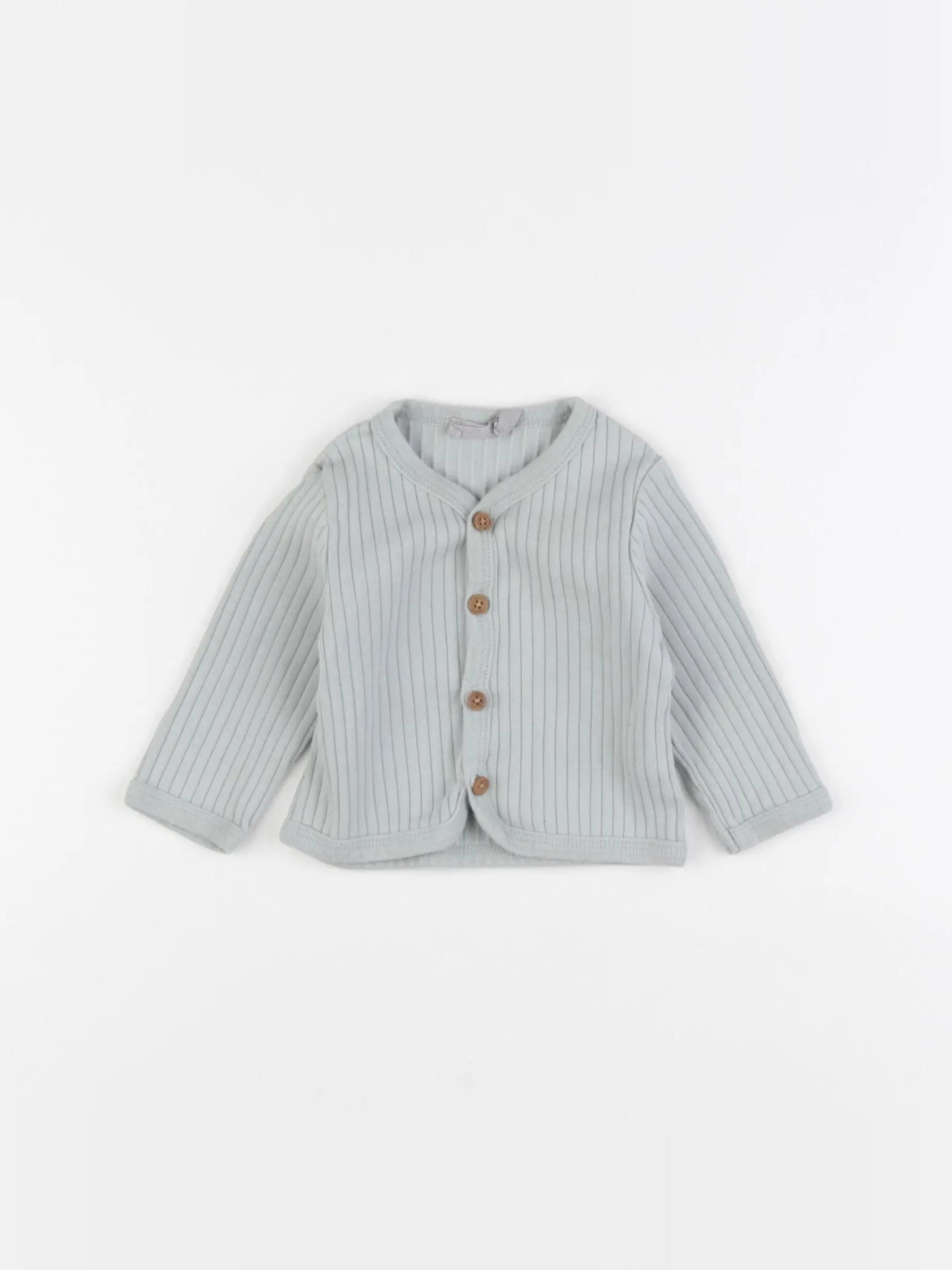 Boutchou - gilet vert - 6 mois