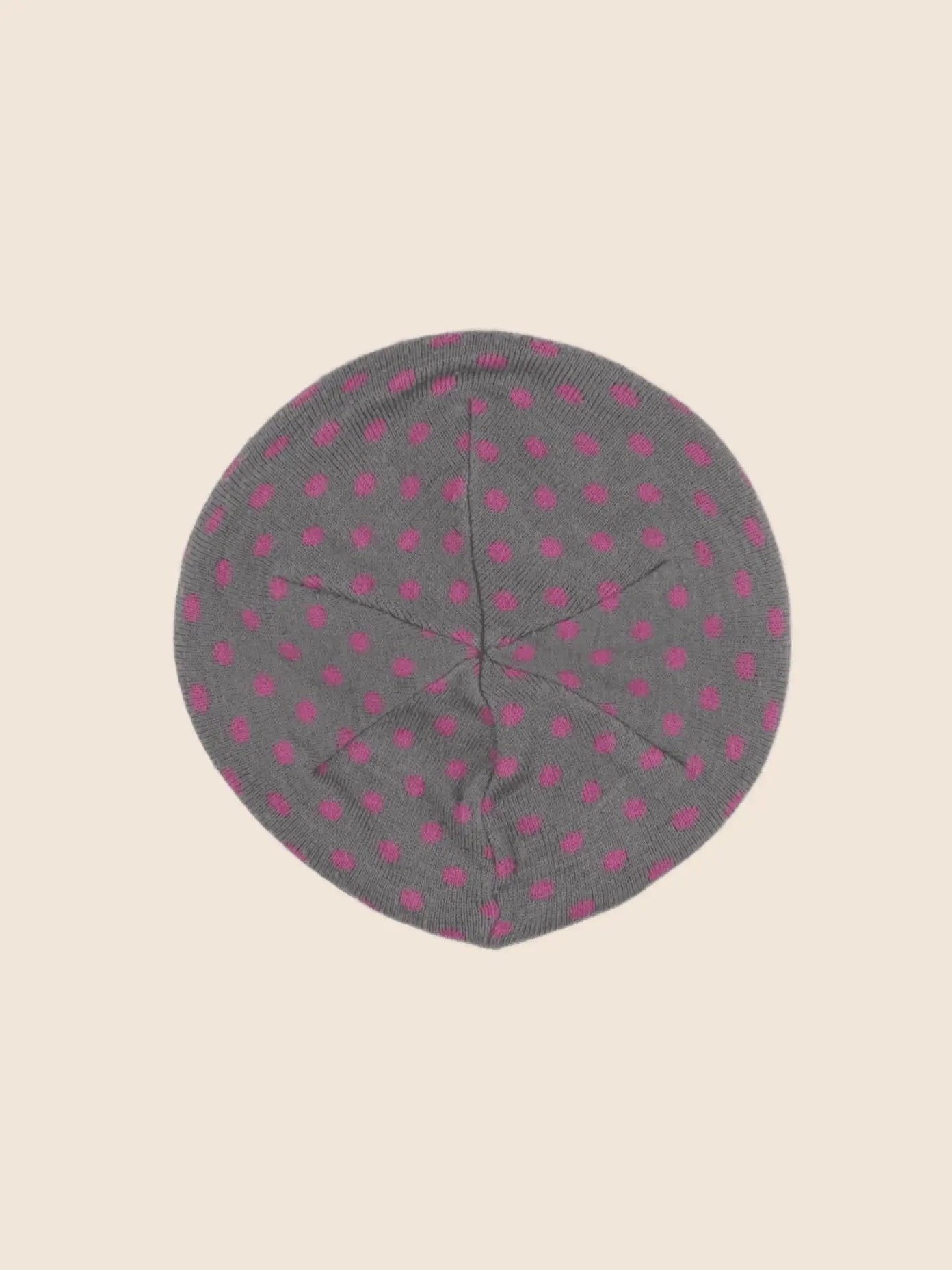 Vertbaudet - bonnet gris, rose - 24/36 mois