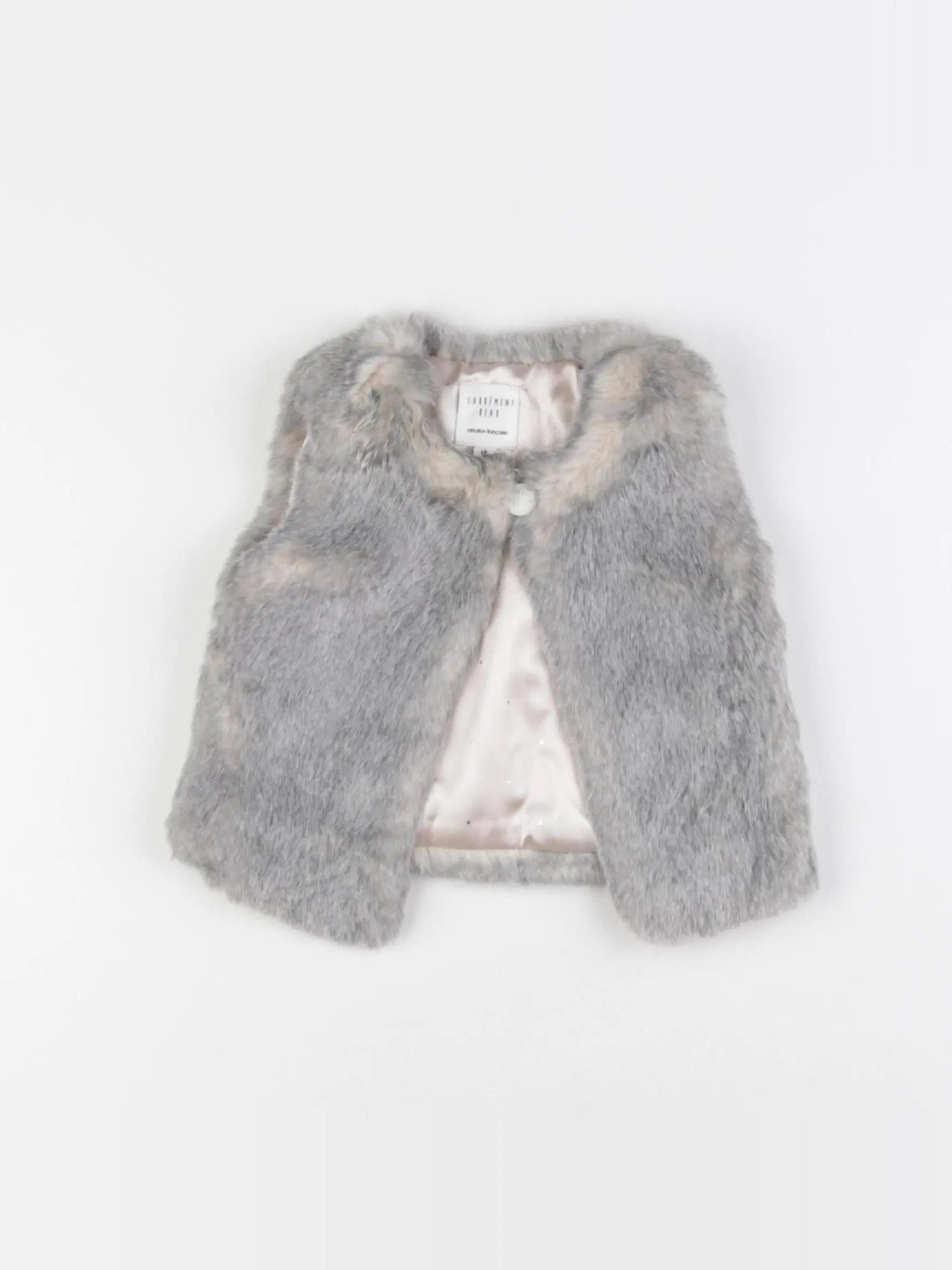 Carrément Beau - gilet gris - 6 mois