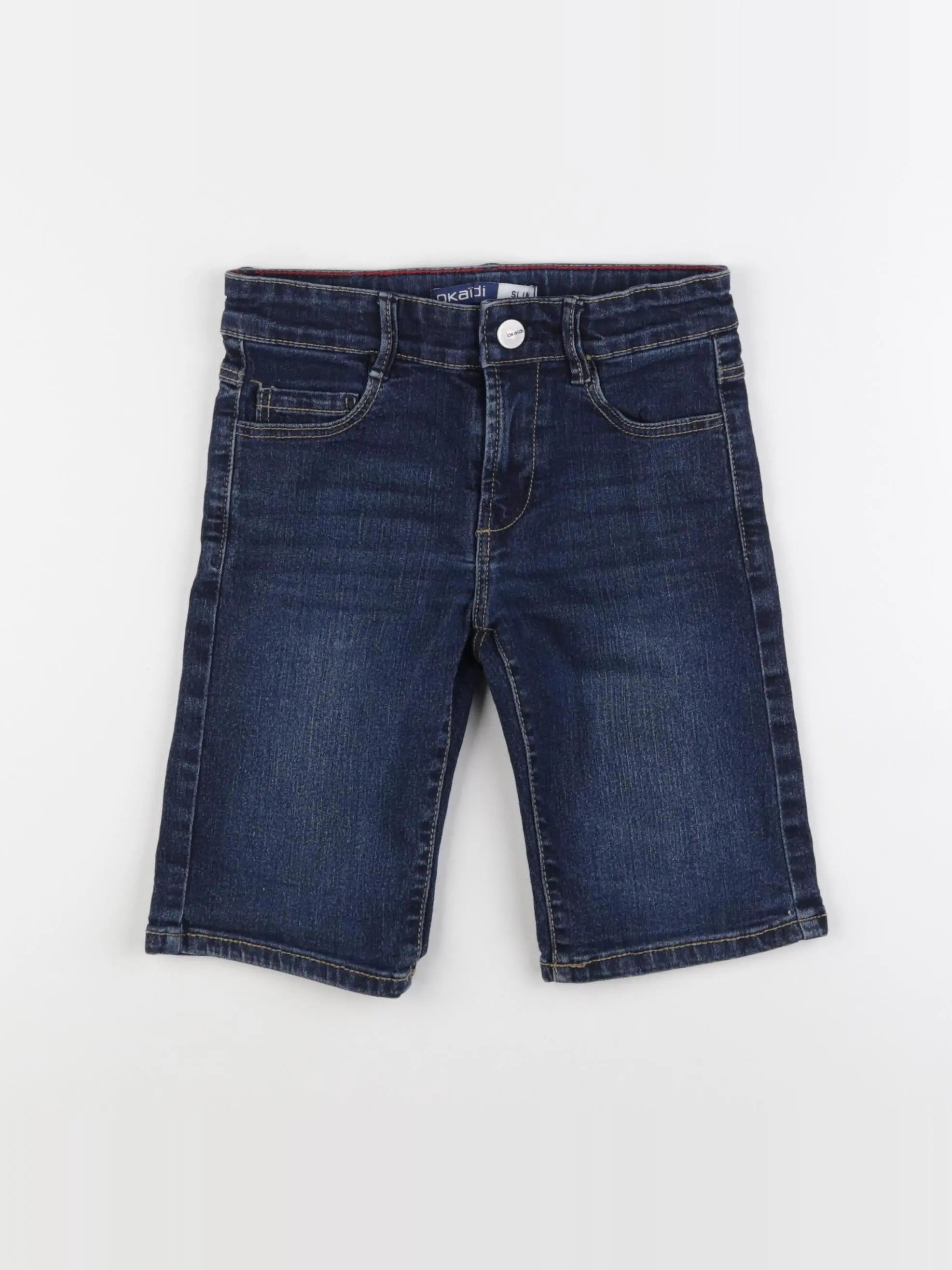 Okaidi - short bleu - 7 ans