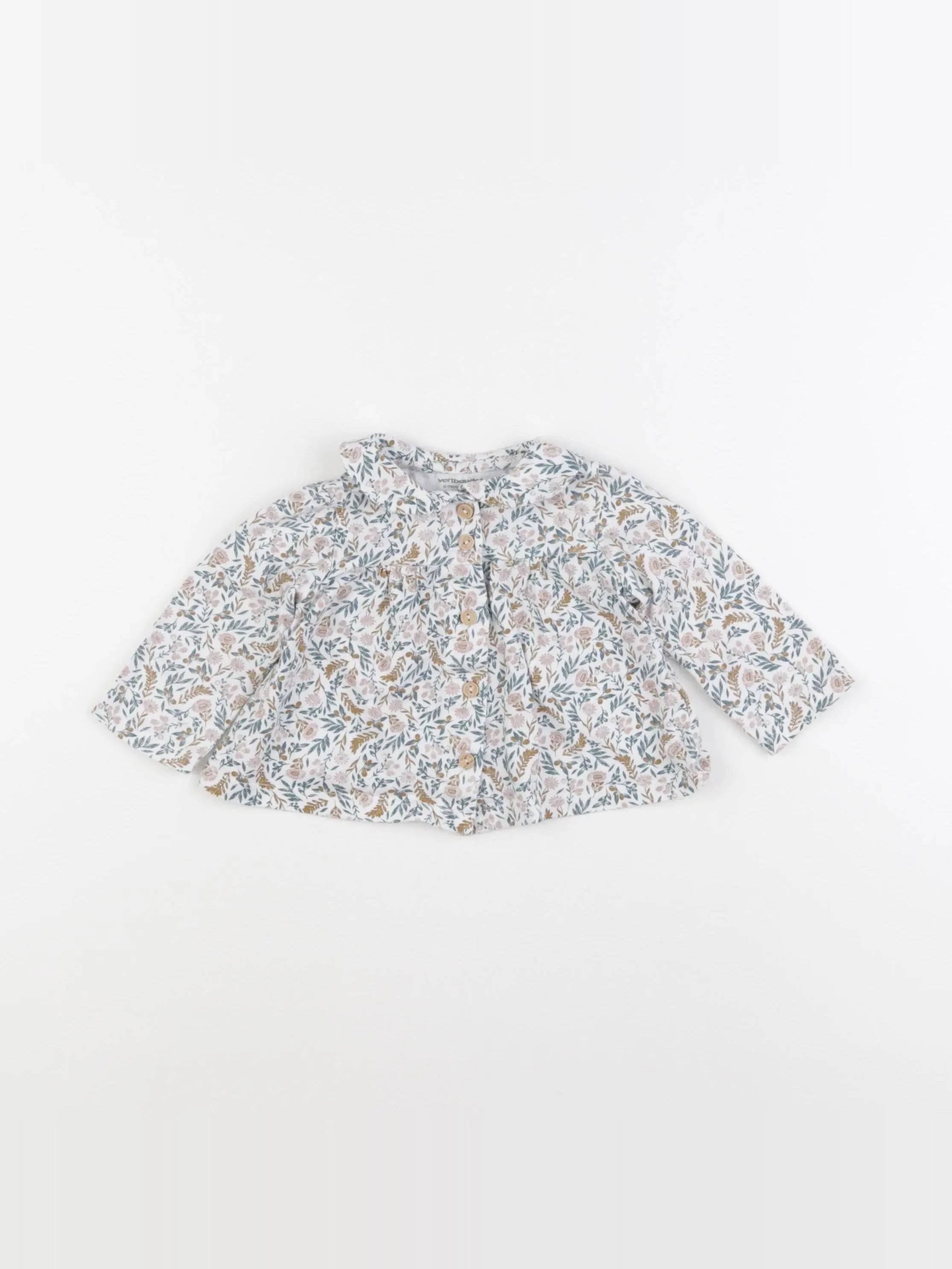 Vertbaudet - tee-shirt multicolore - 6 mois