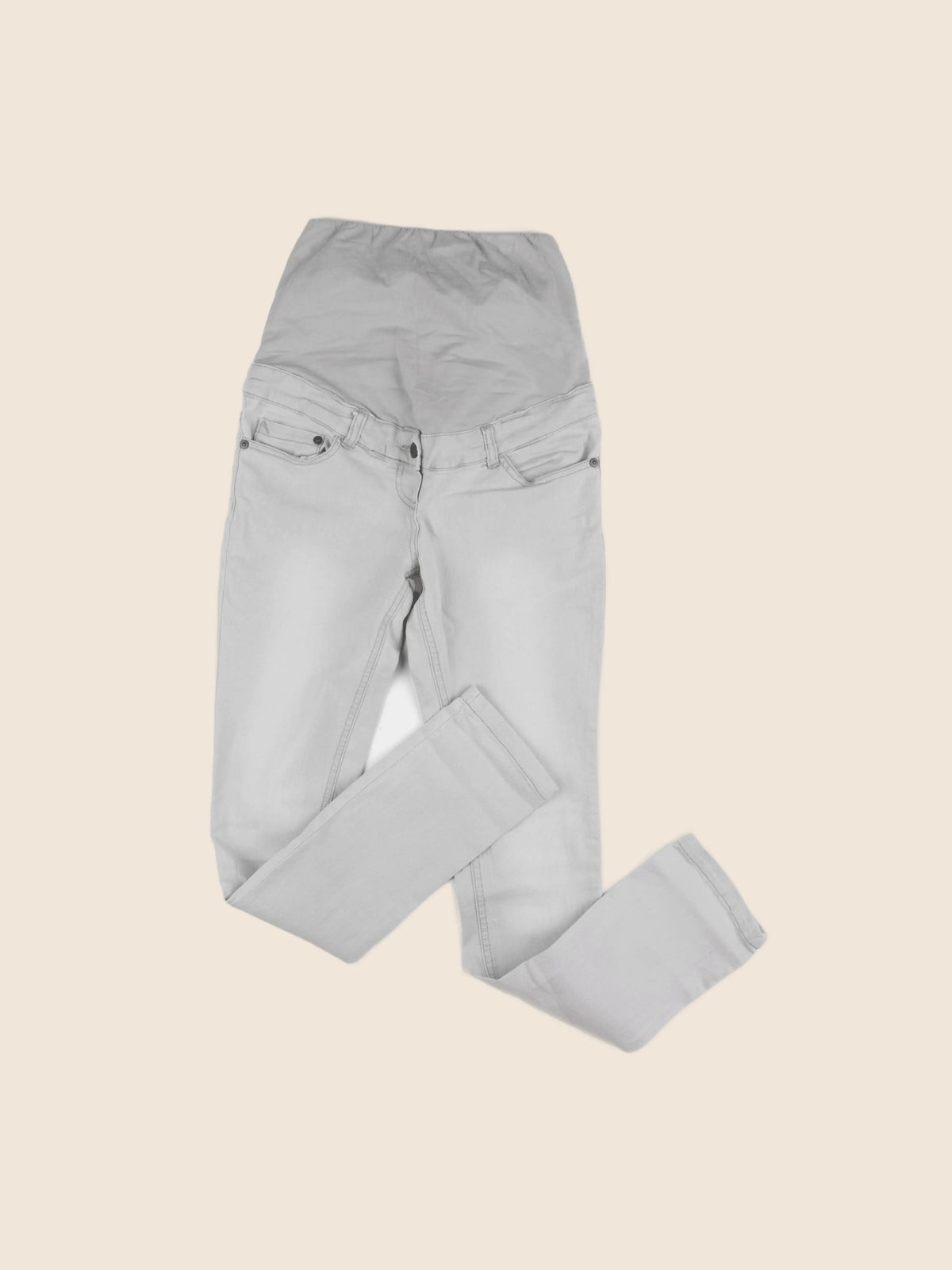 Vertbaudet - jean grossesse gris - 34