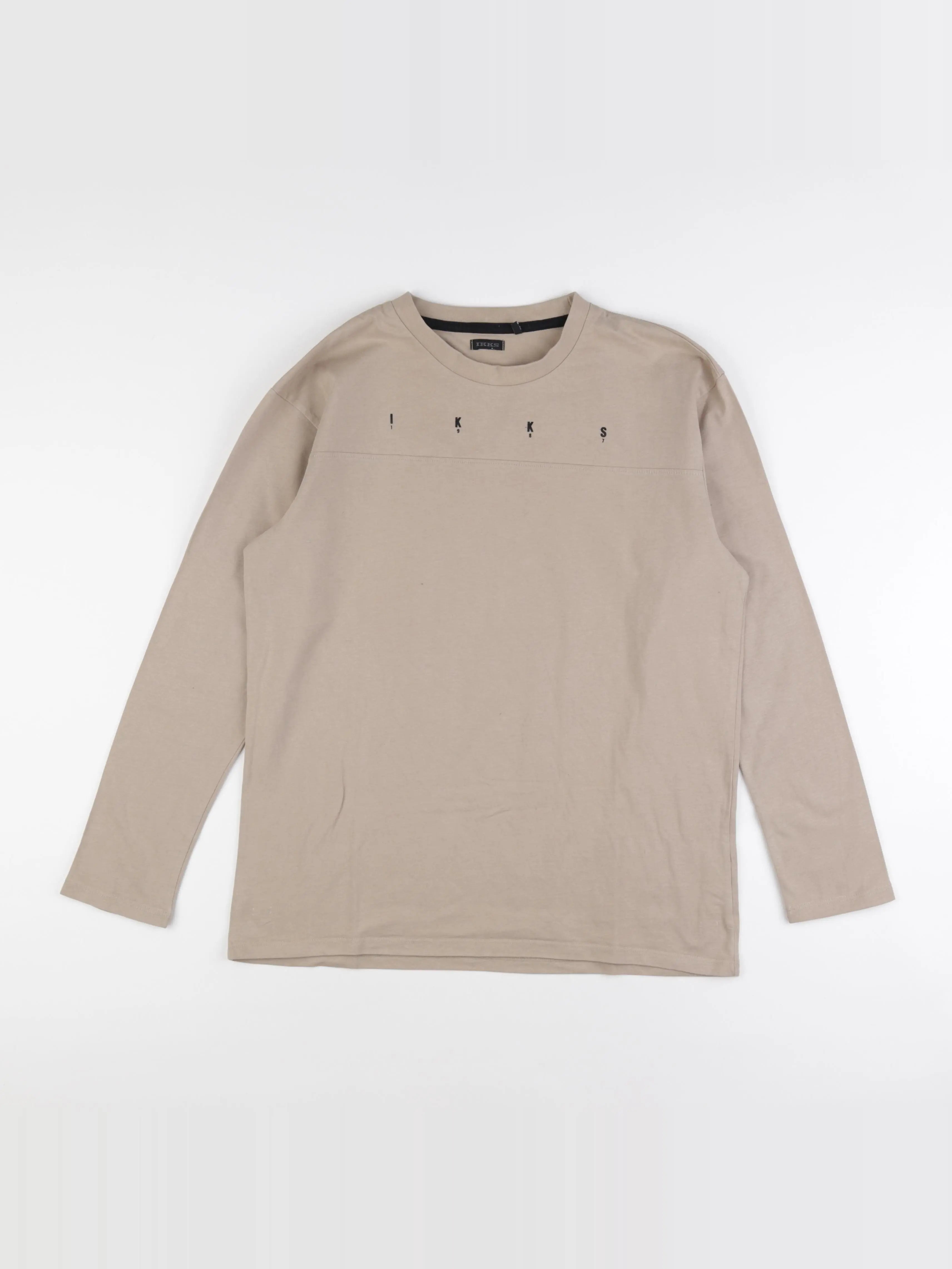 IKKS - tee-shirt imprimé au dos beige - 14 ans