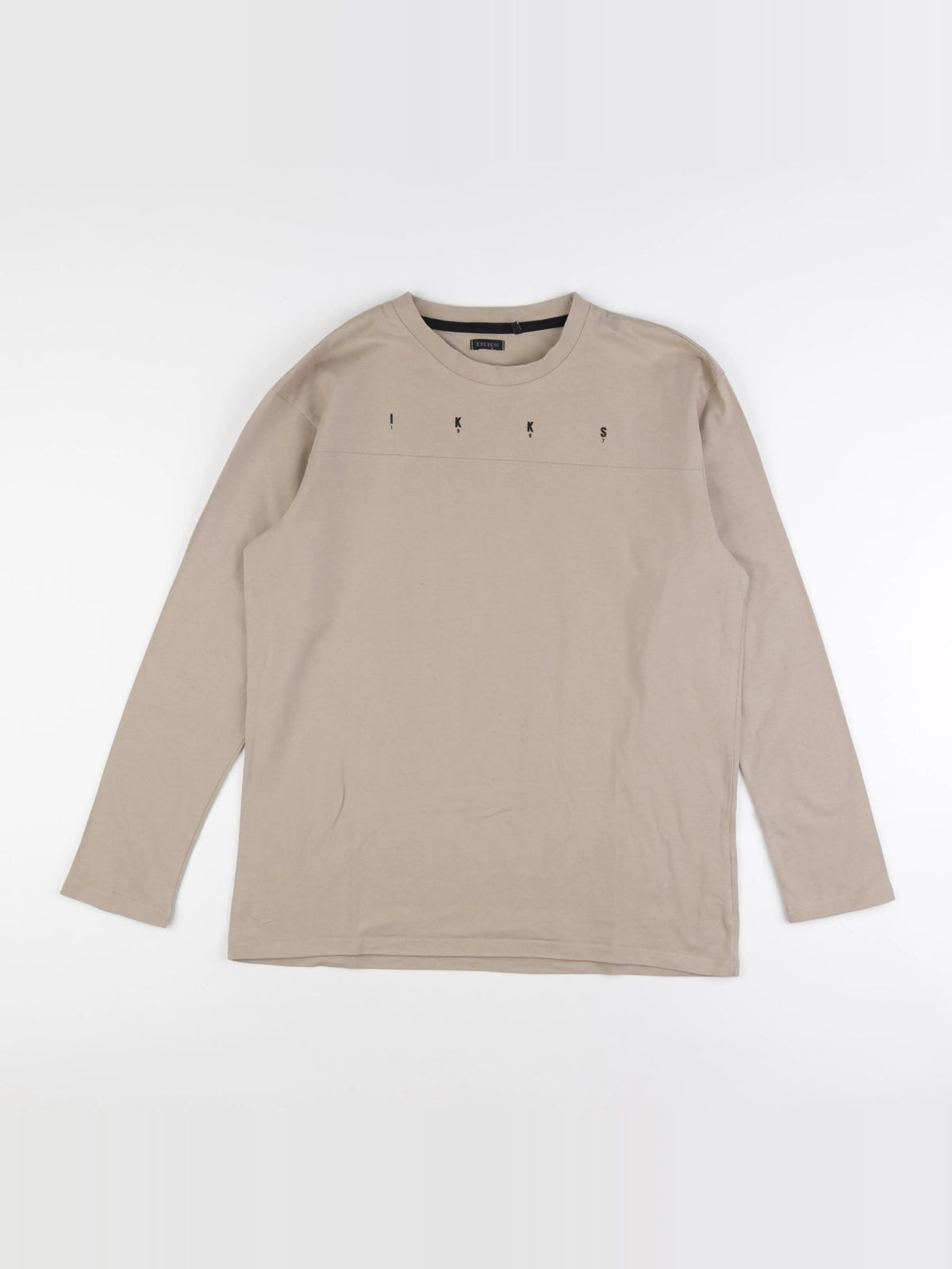 IKKS - tee-shirt imprimé au dos beige - 14 ans