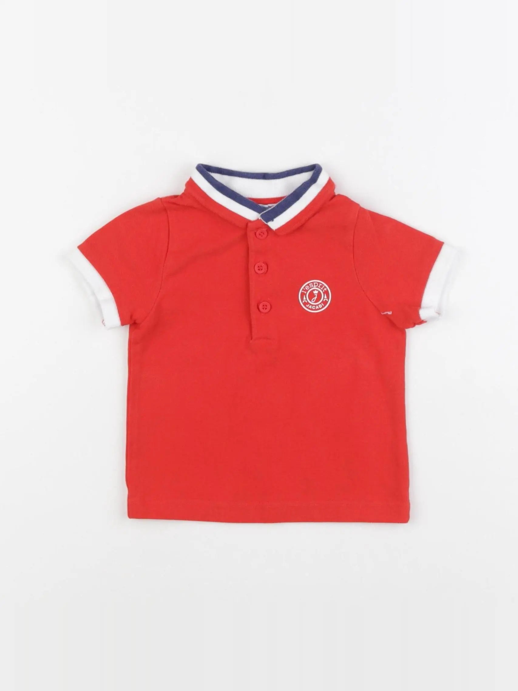 Jacadi - polo rouge - 12 mois