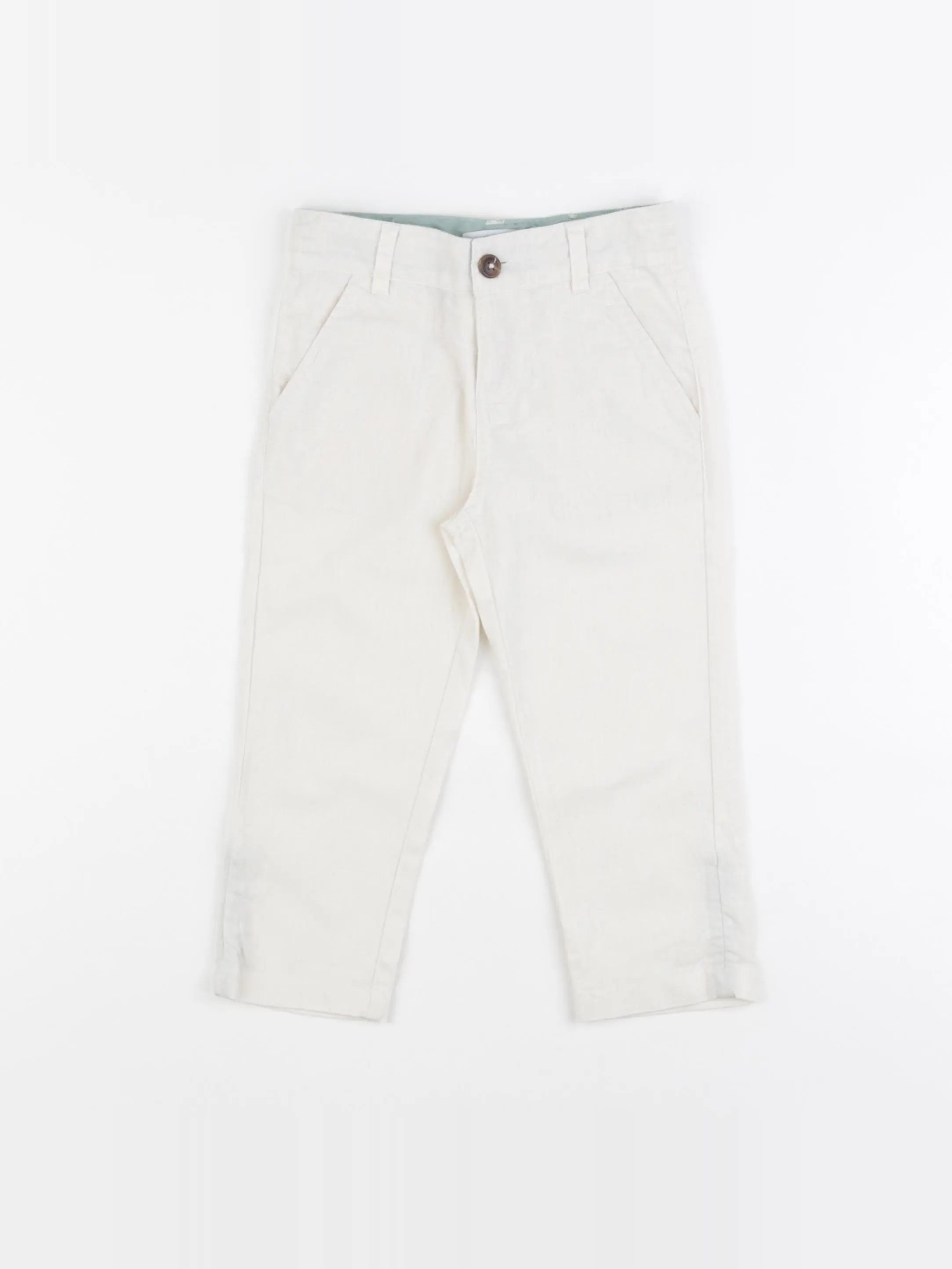 Vertbaudet - pantalon beige - 2 ans