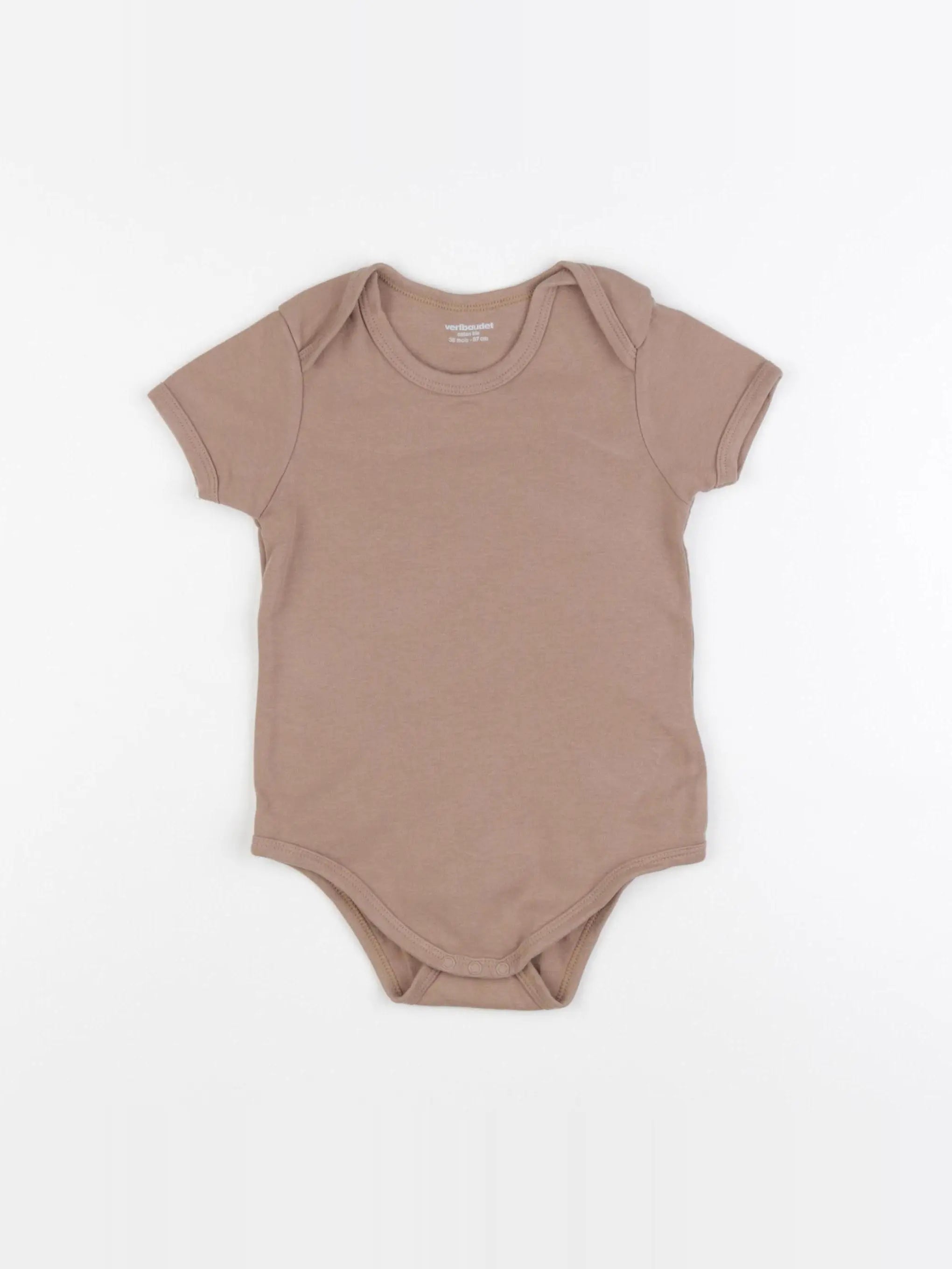 Vertbaudet - body marron - 36 mois