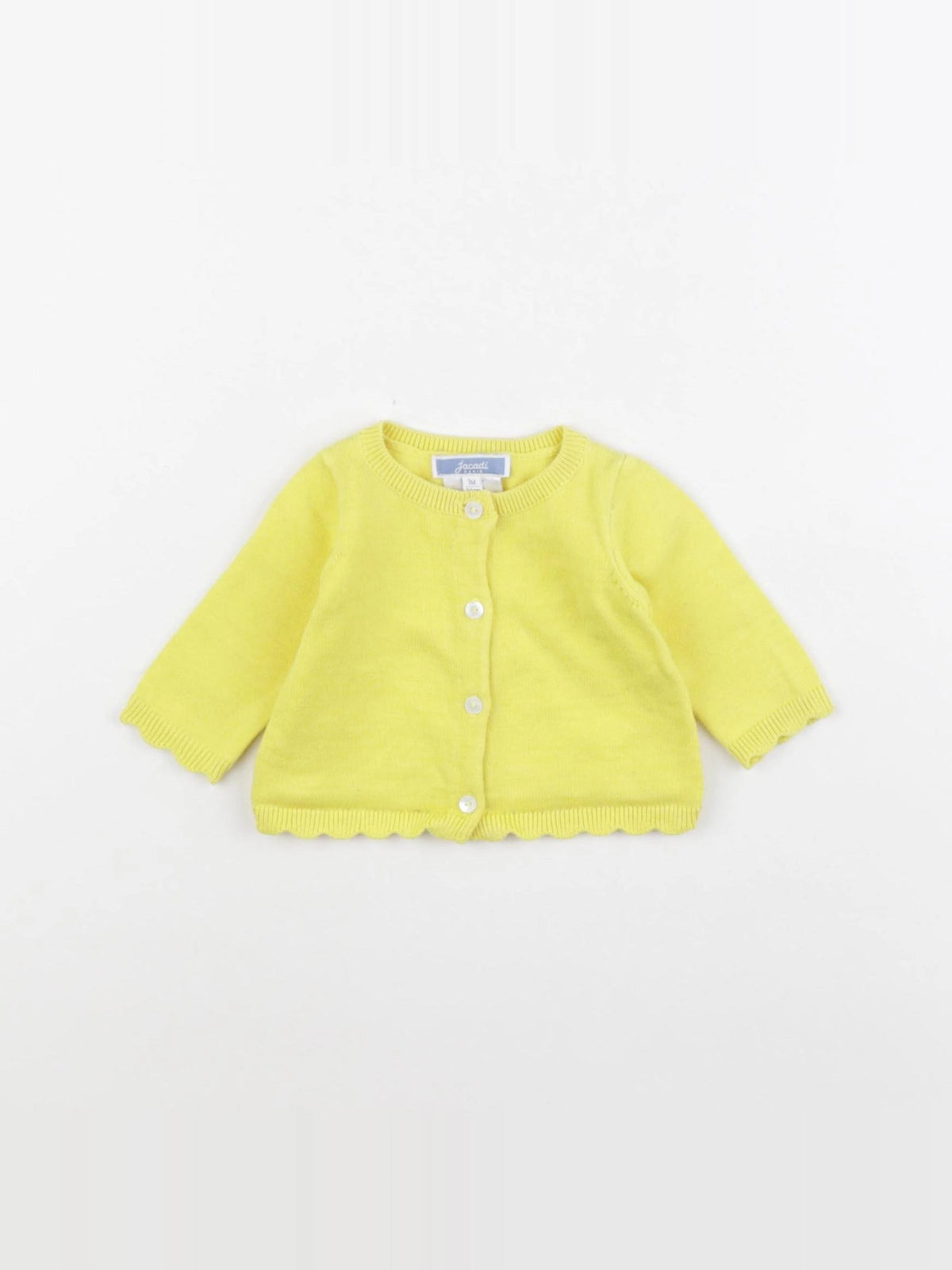 Jacadi - gilet jaune - 1 mois