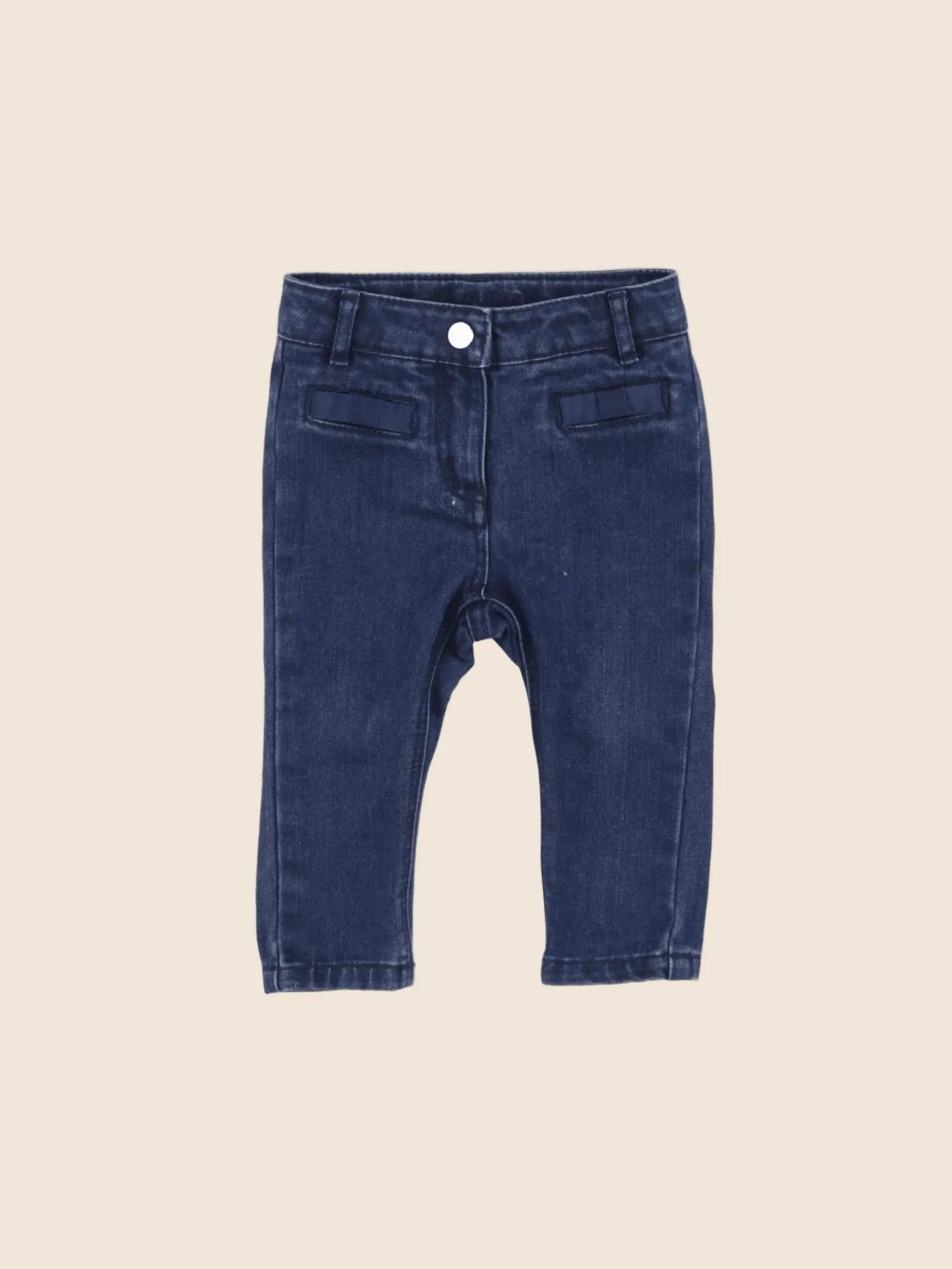 Jacadi - jean bleu - 12 mois