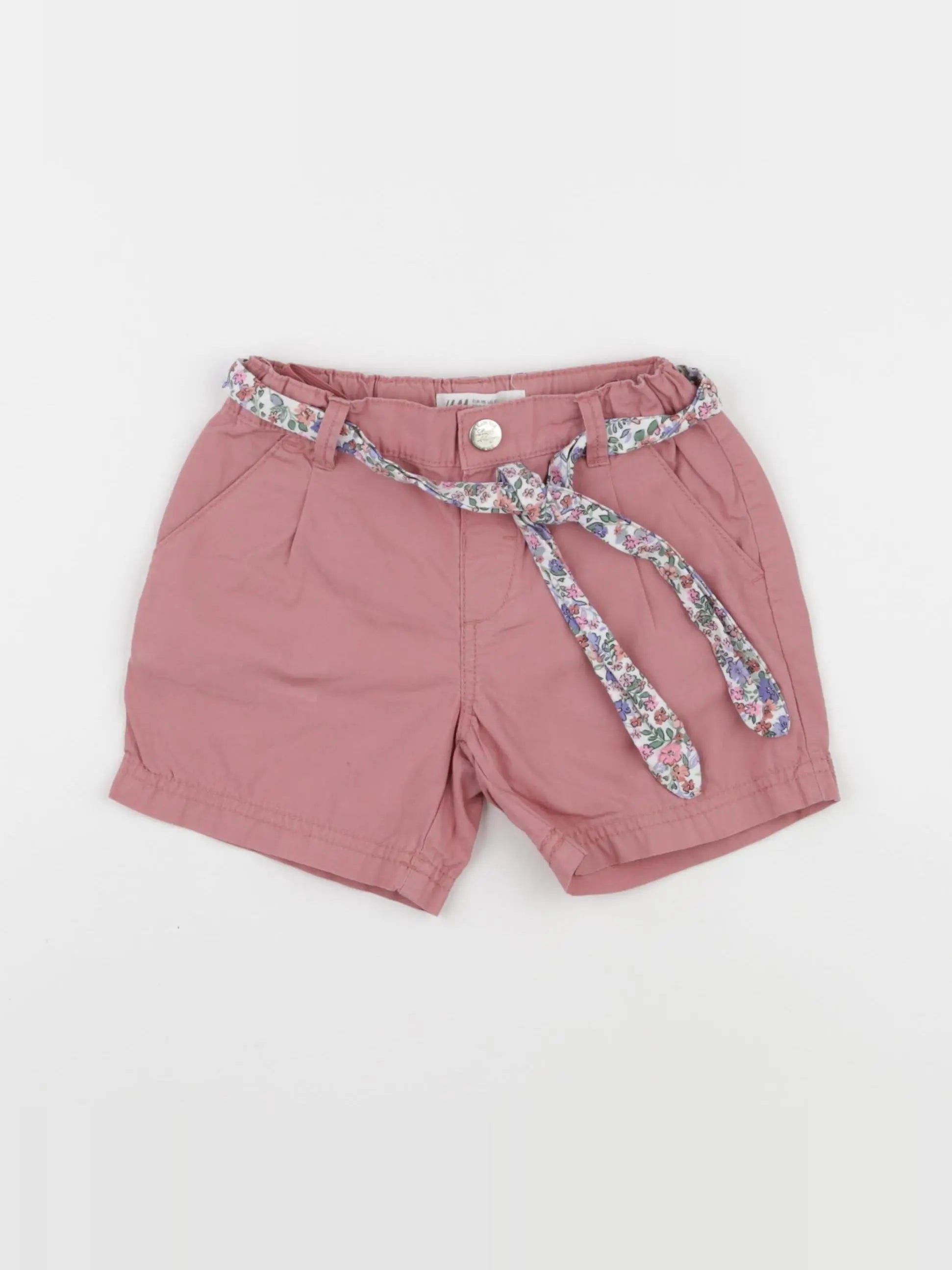 H&M - short rose - 2/3 ans