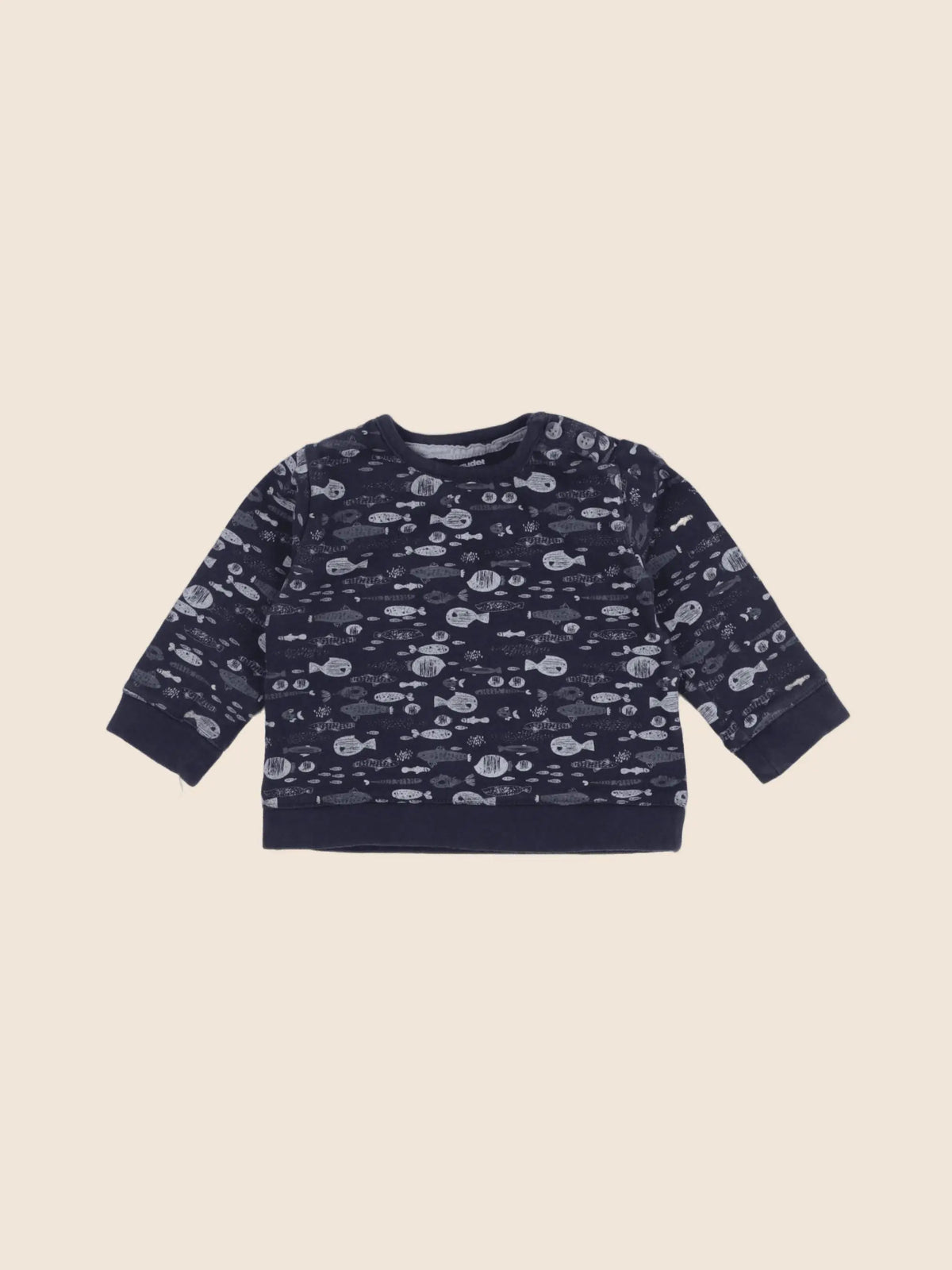 Vertbaudet - tee-shirt bleu - 6 mois