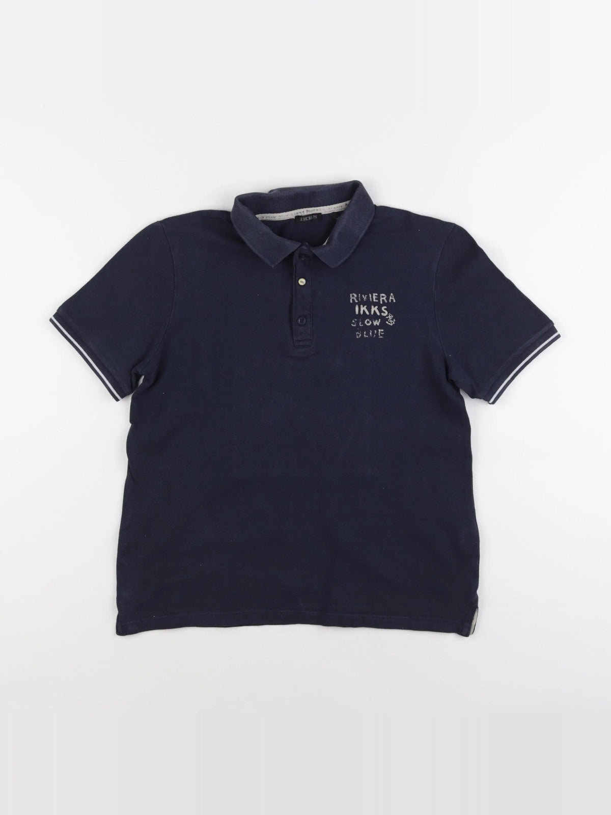 IKKS - polo bleu - 12 ans