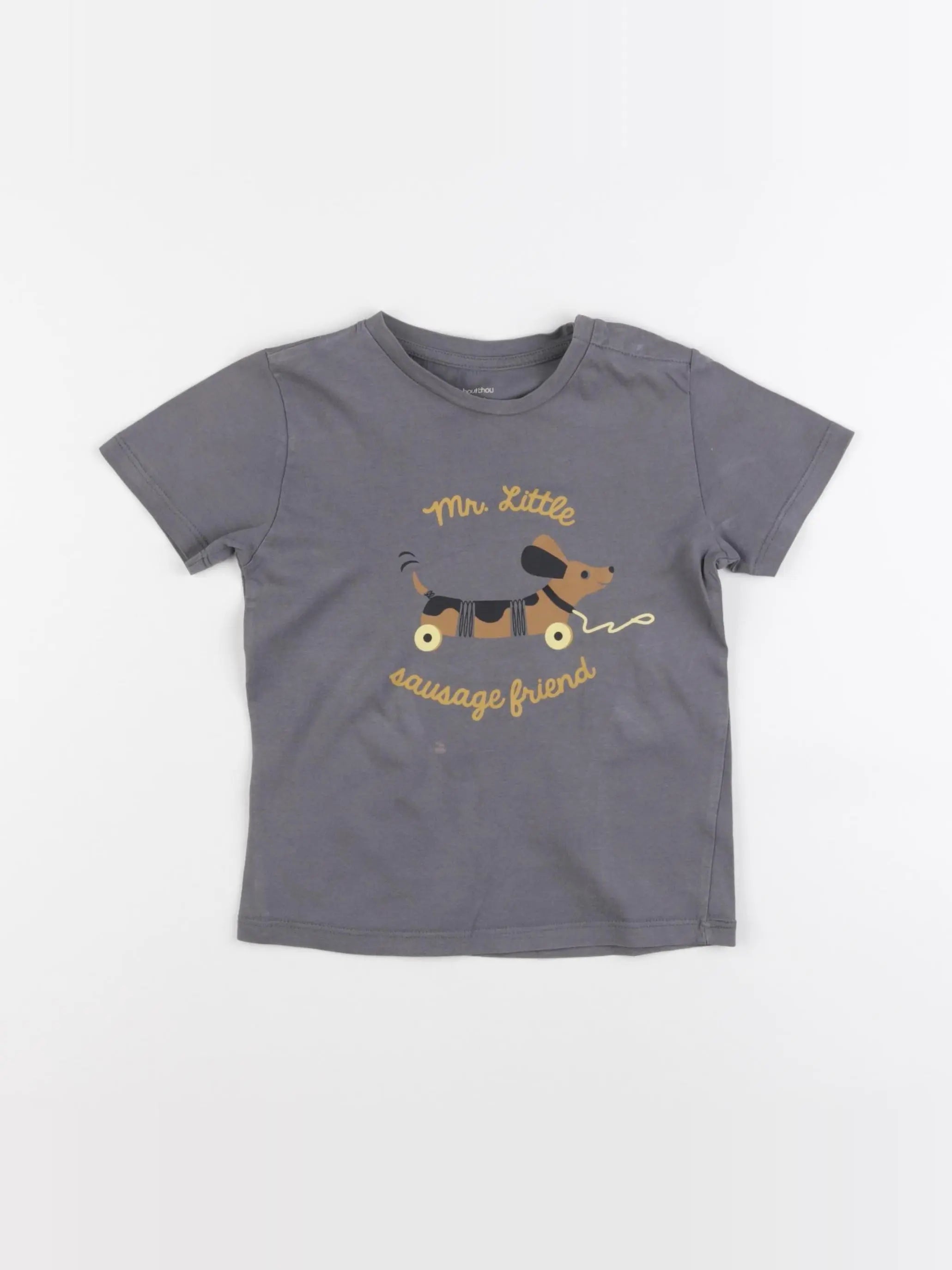 Boutchou - tee-shirt gris - 36 mois
