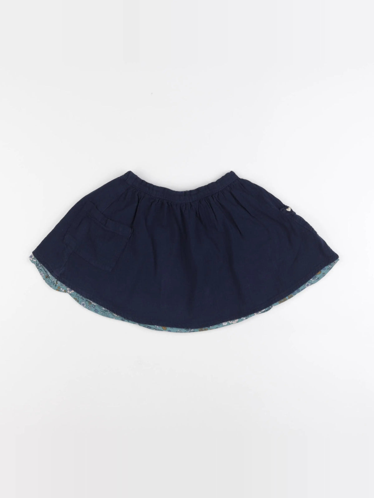 Vertbaudet - jupe bleu - 5 ans
