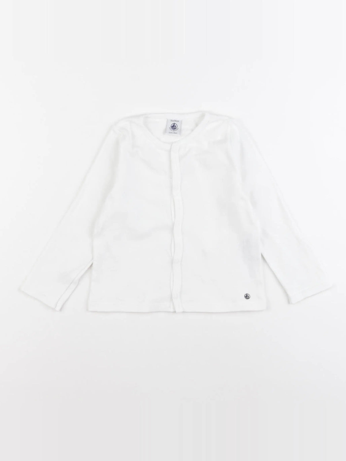 Petit Bateau - tee-shirt blanc - 24 mois