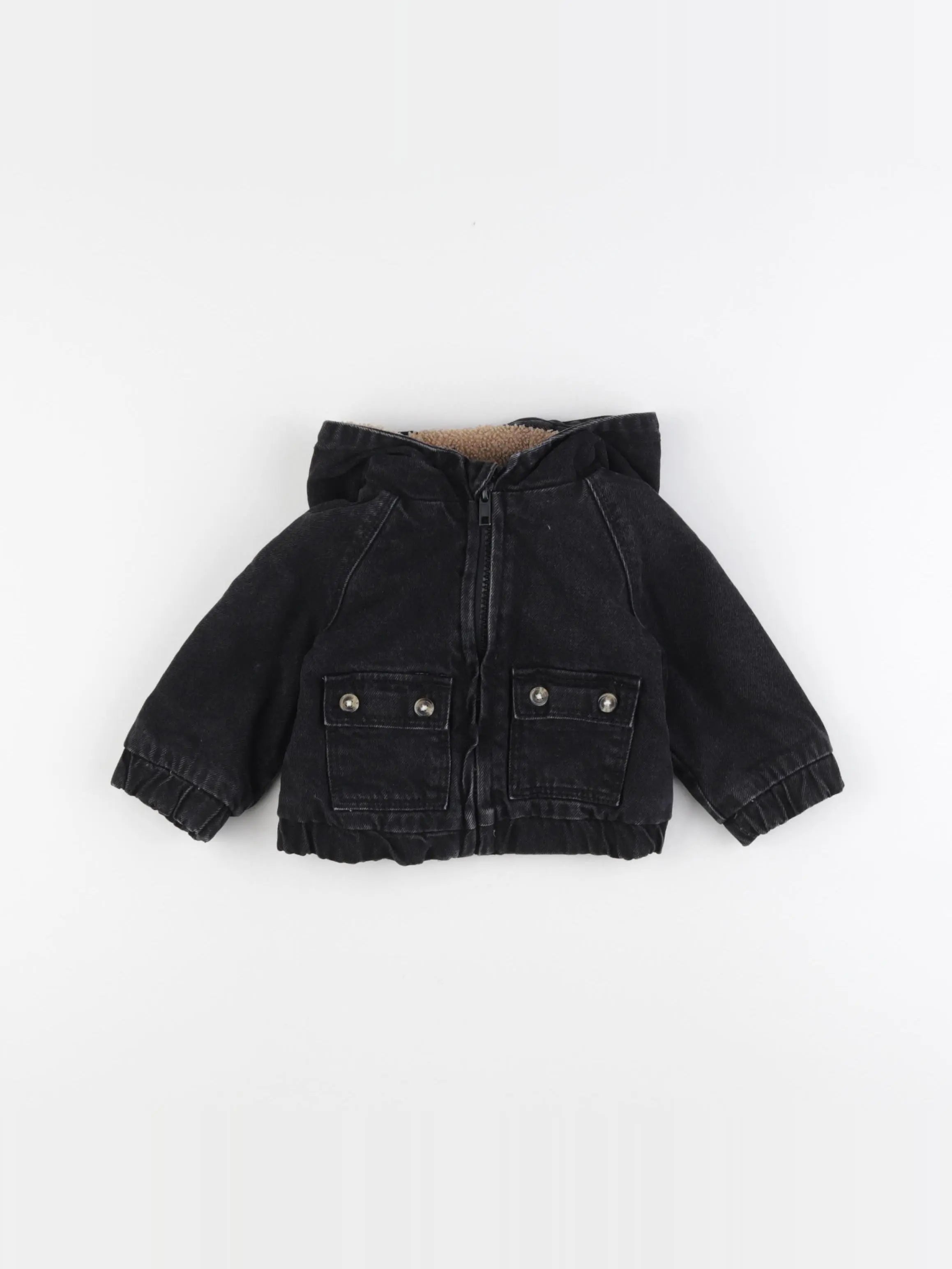 Vertbaudet - veste gris - 6 mois