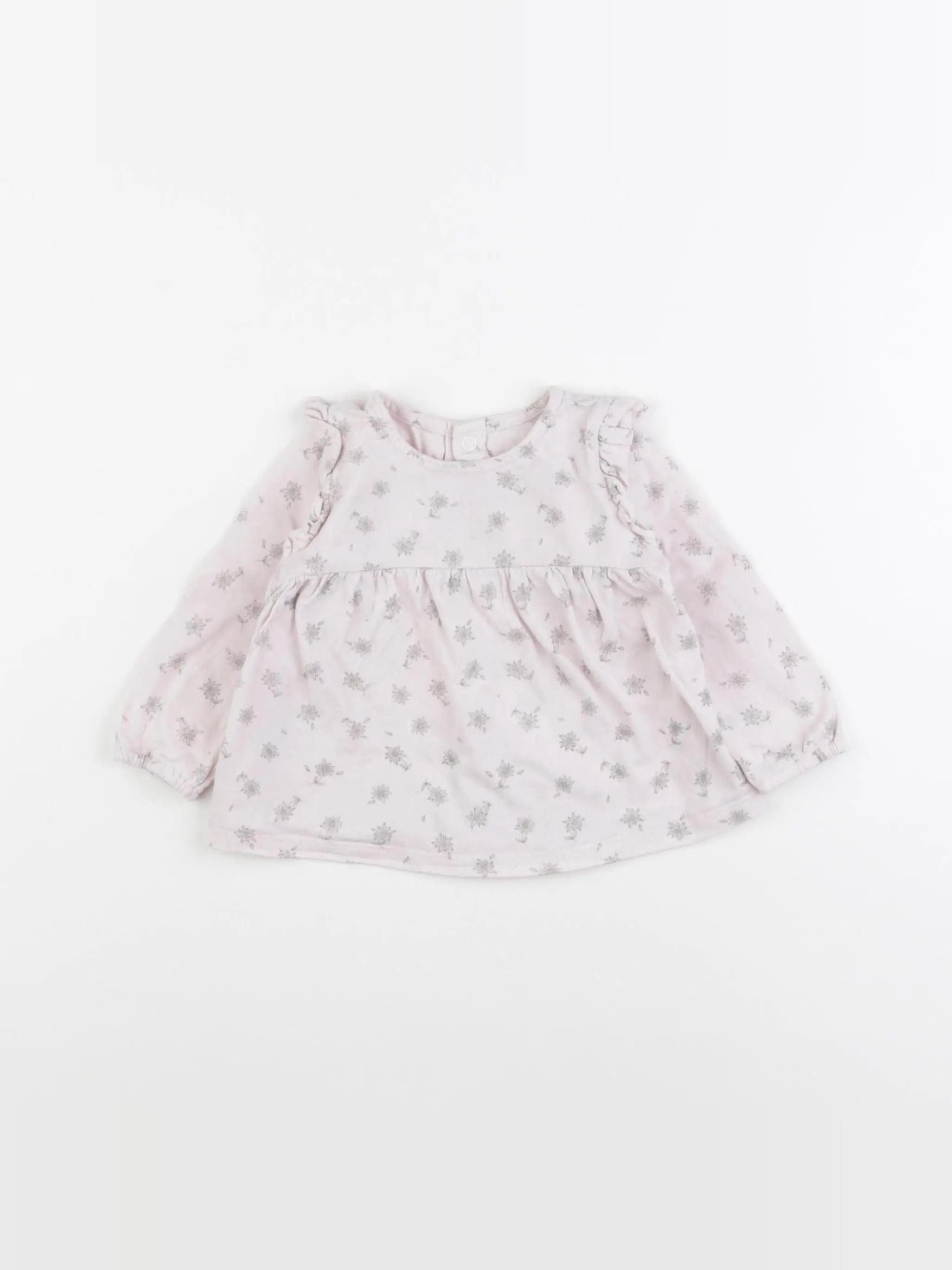 Natalys - tee-shirt rose - 6 mois