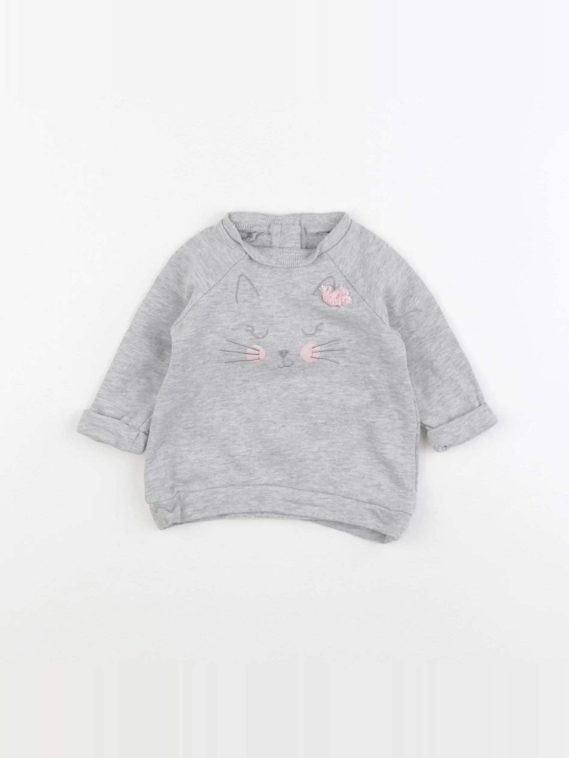 Vertbaudet - robe gris - 3 mois