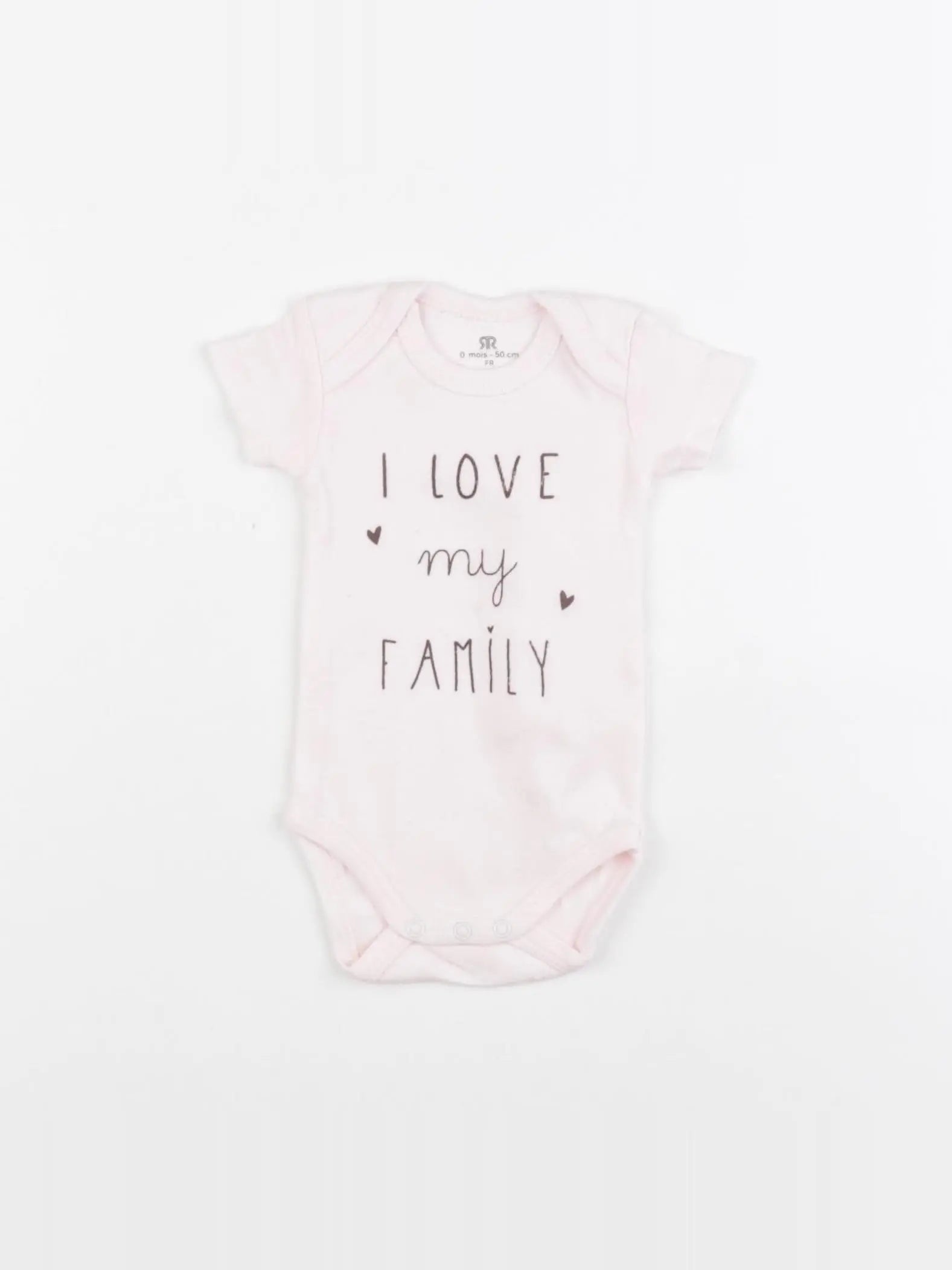 La Redoute - body rose - 0 mois