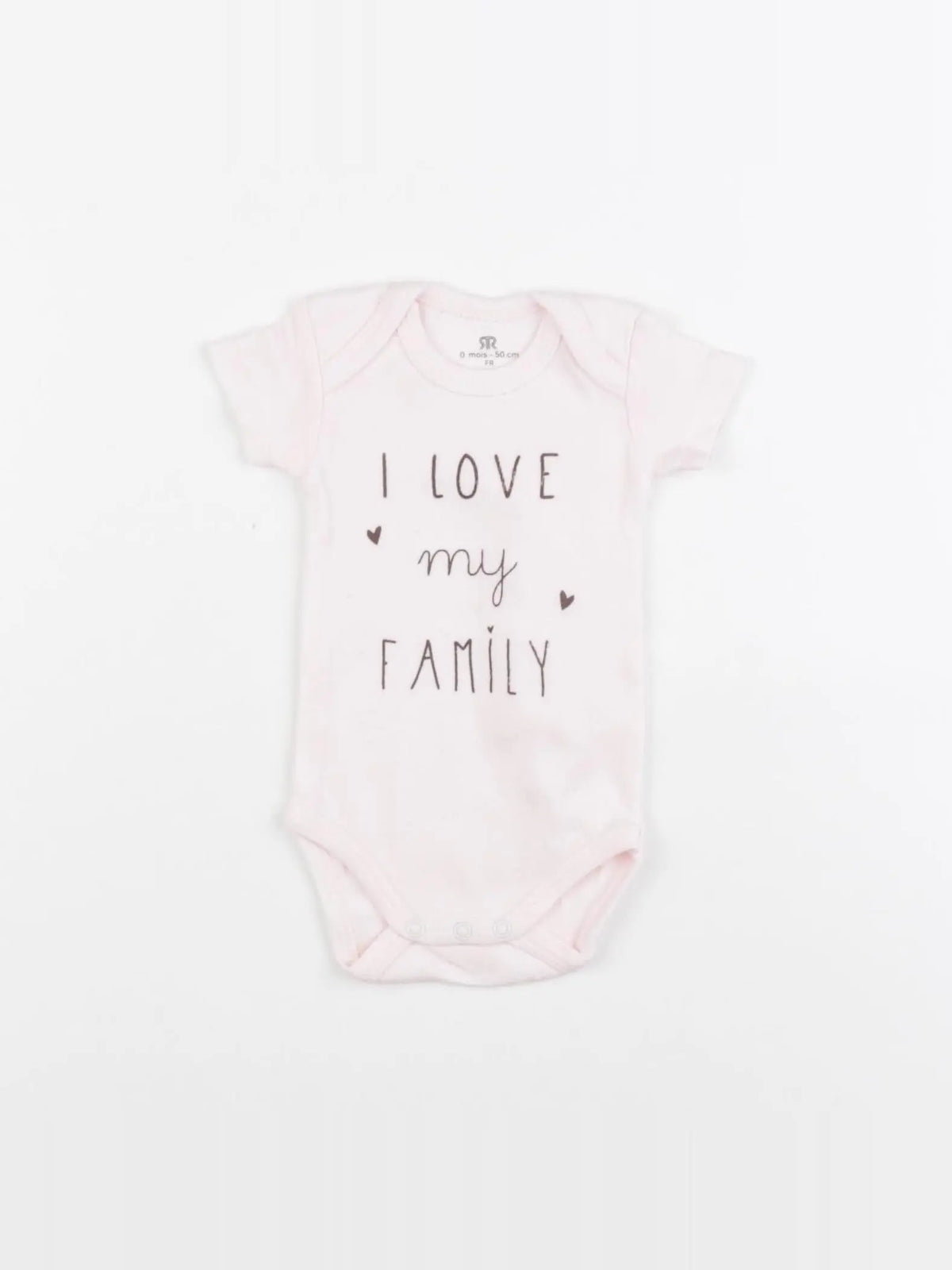 La Redoute - body rose - 0 mois