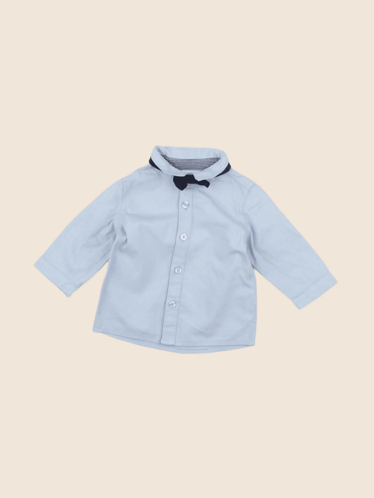 Vertbaudet - chemise bleu - 3 mois