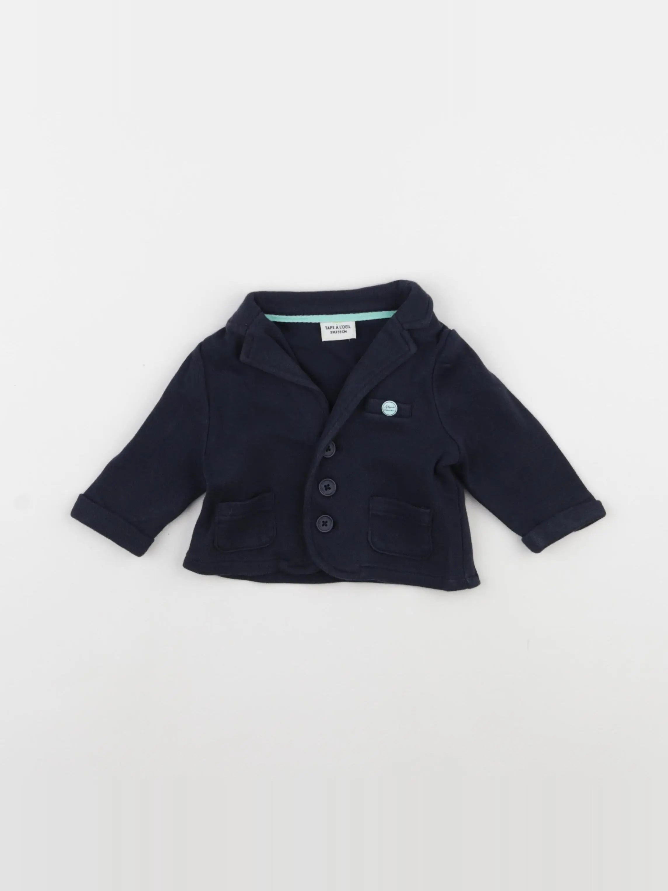 Tape à l'oeil - veste bleu - 3 mois