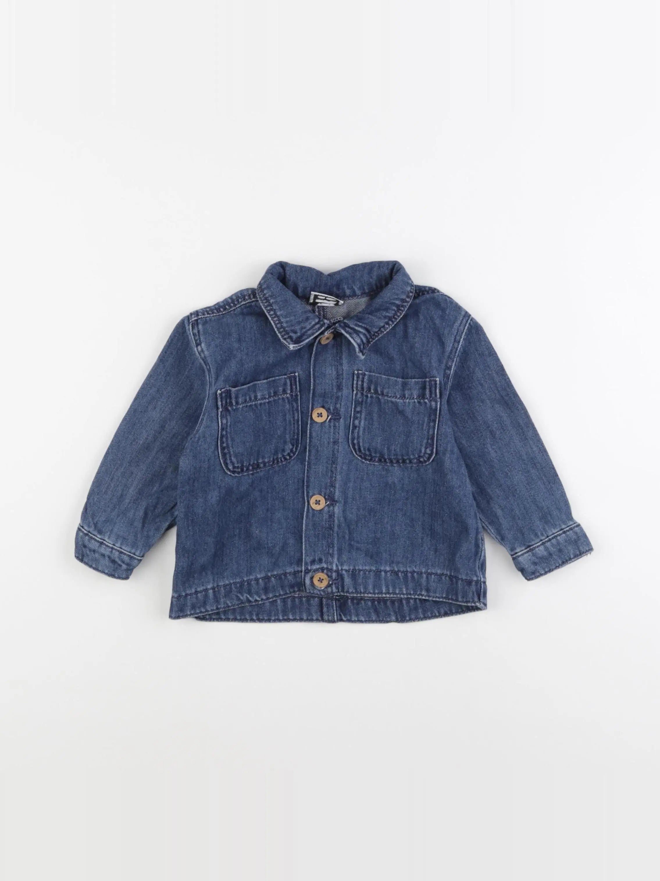 Tape à l'oeil - chemise bleu - 18 mois