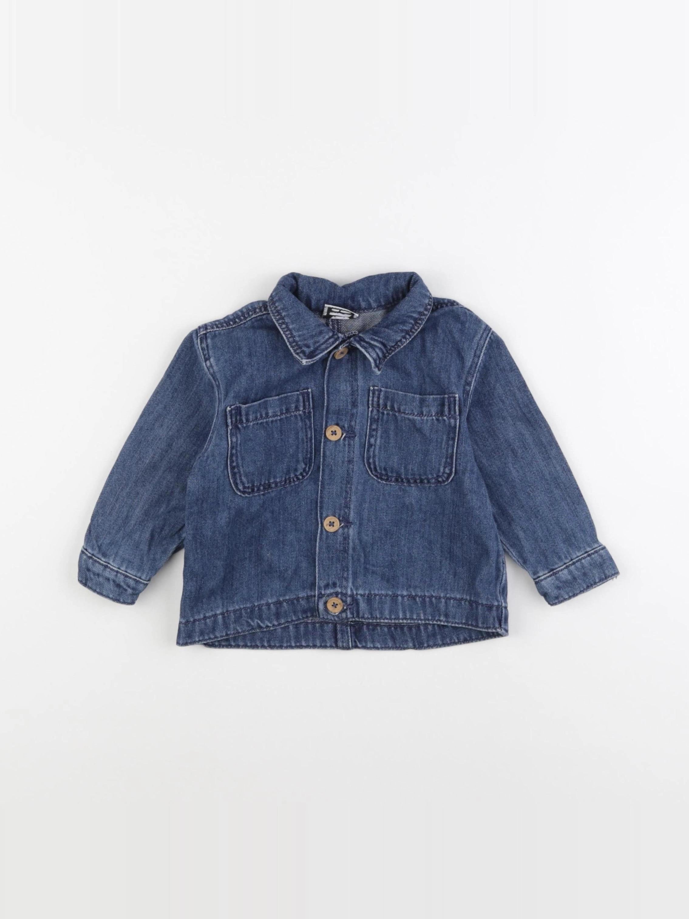 Tape à l'oeil - chemise bleu - 18 mois