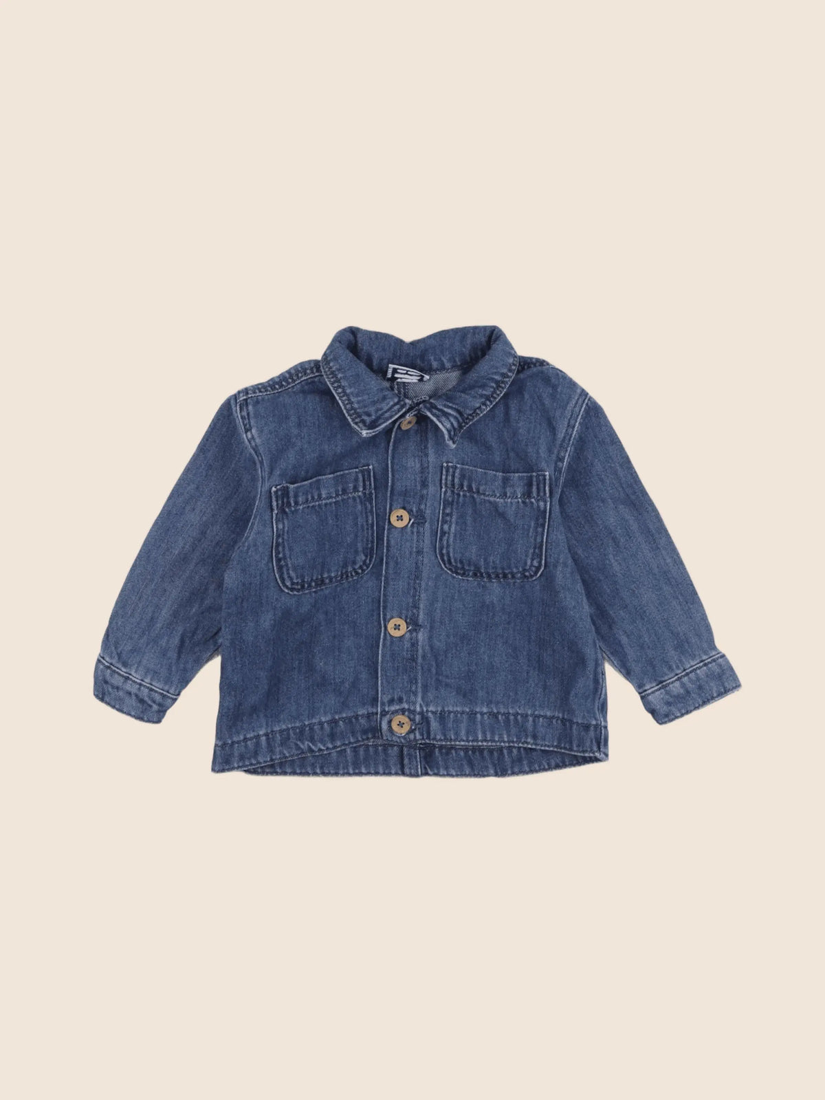 Tape à l'oeil - chemise bleu - 18 mois