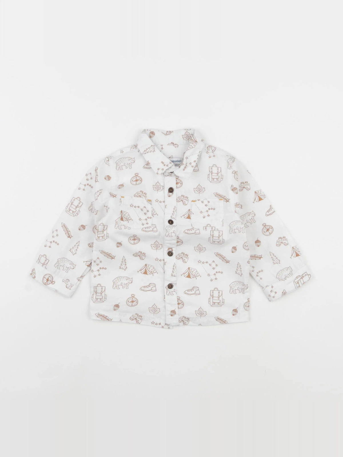 Vertbaudet - chemise blanc - 12 mois