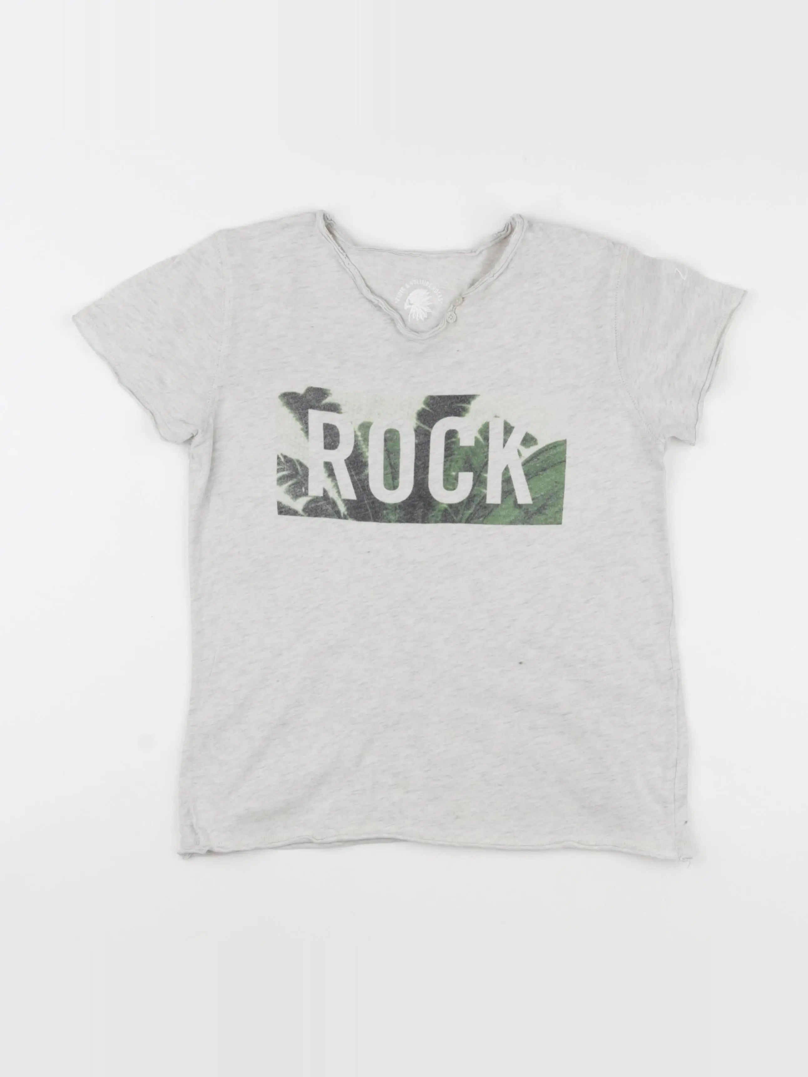 Zadig & Voltaire - tee-shirt gris - 10 ans