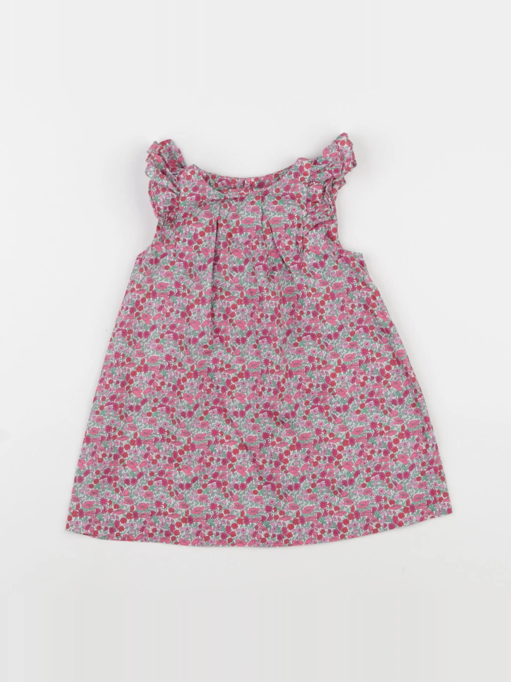 Jacadi - robe liberty multicolore - 12 mois