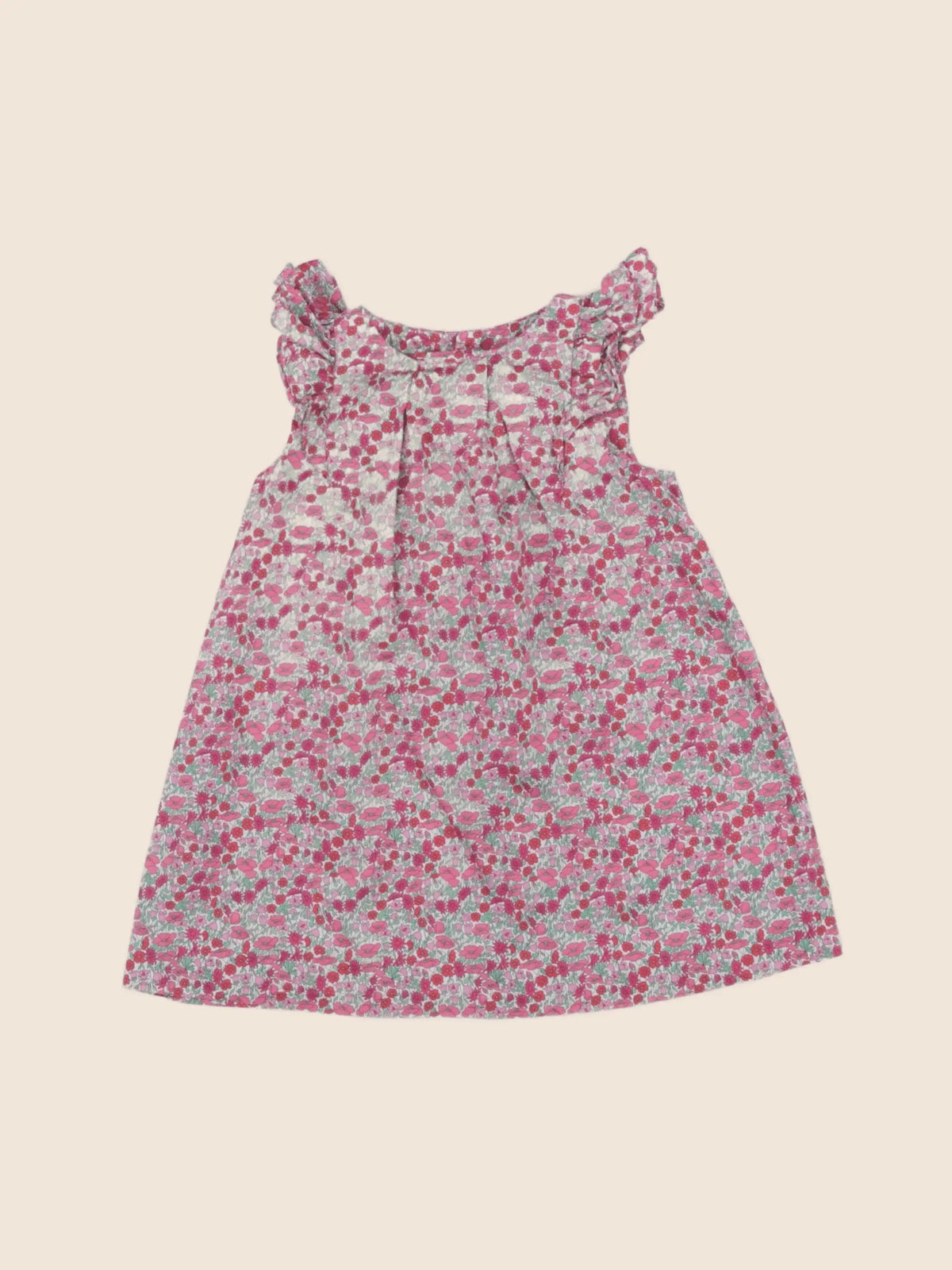 Jacadi - robe liberty multicolore - 12 mois