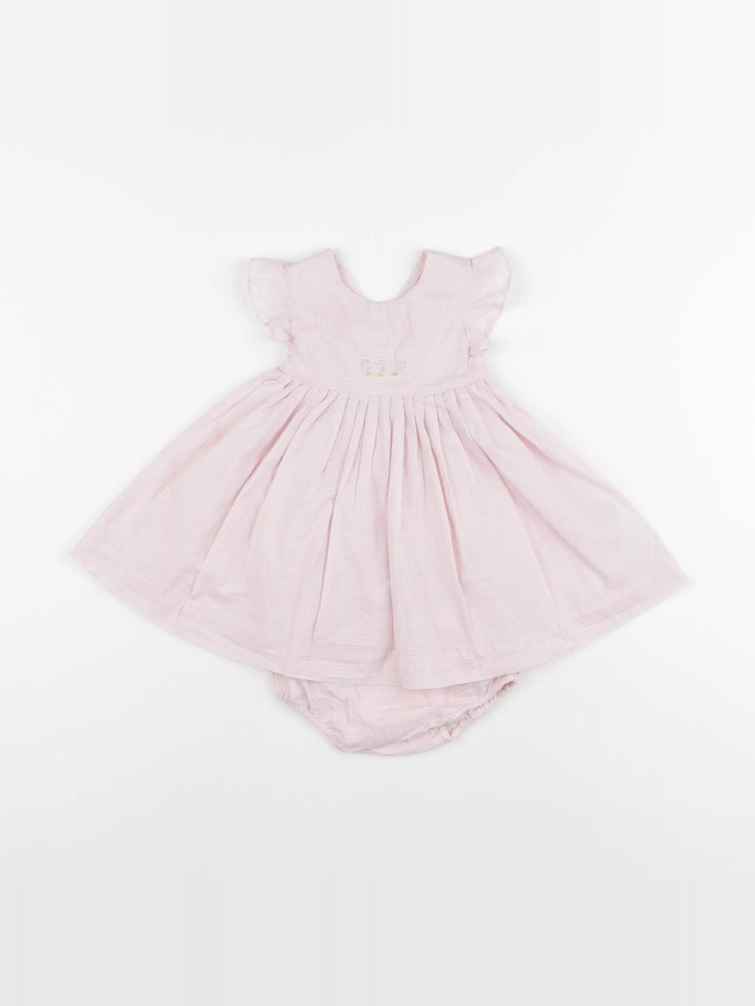 Jacadi - robe rose - 6 mois