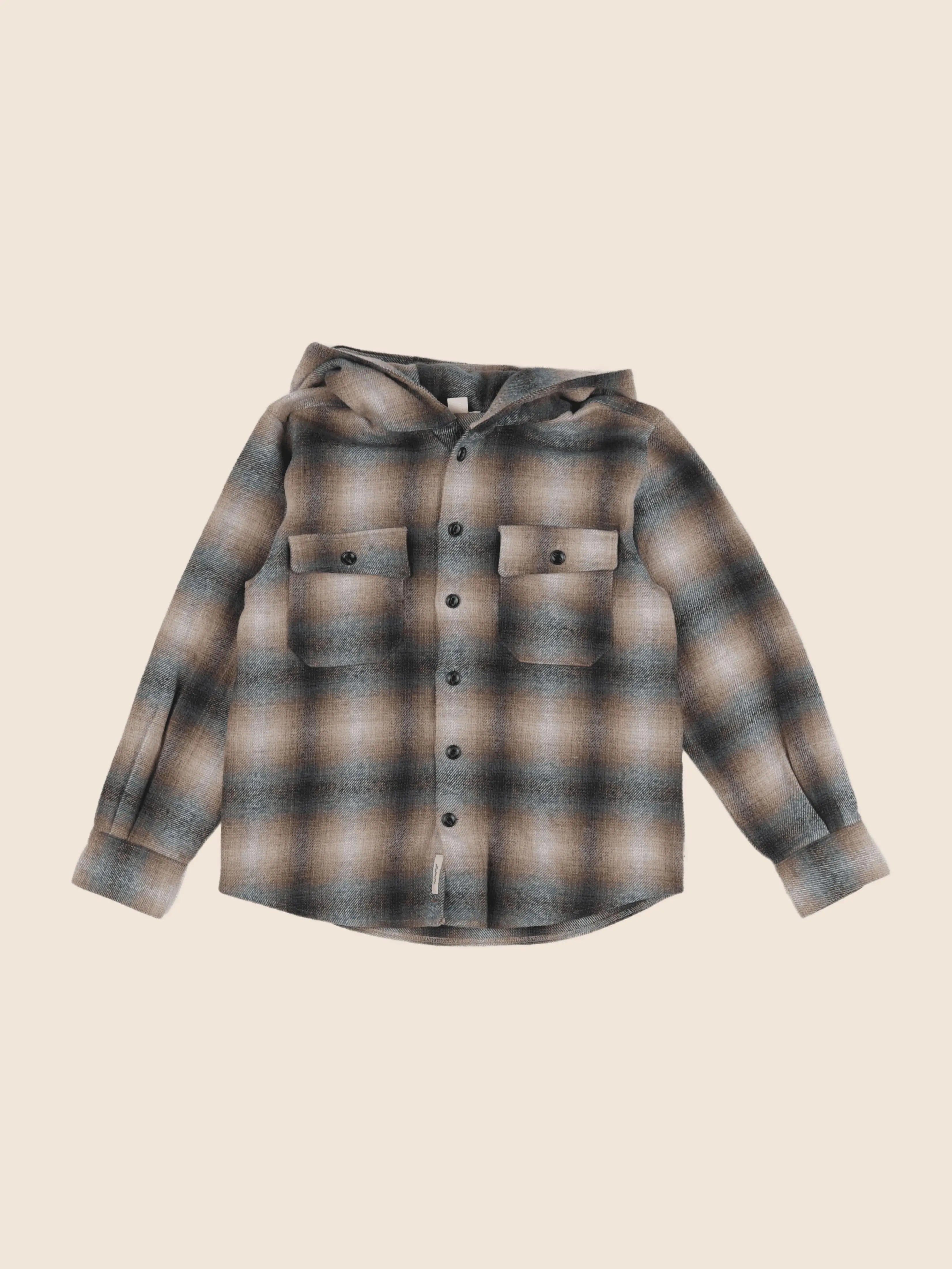 Bellerose - chemise marron, bleu - 10 ans