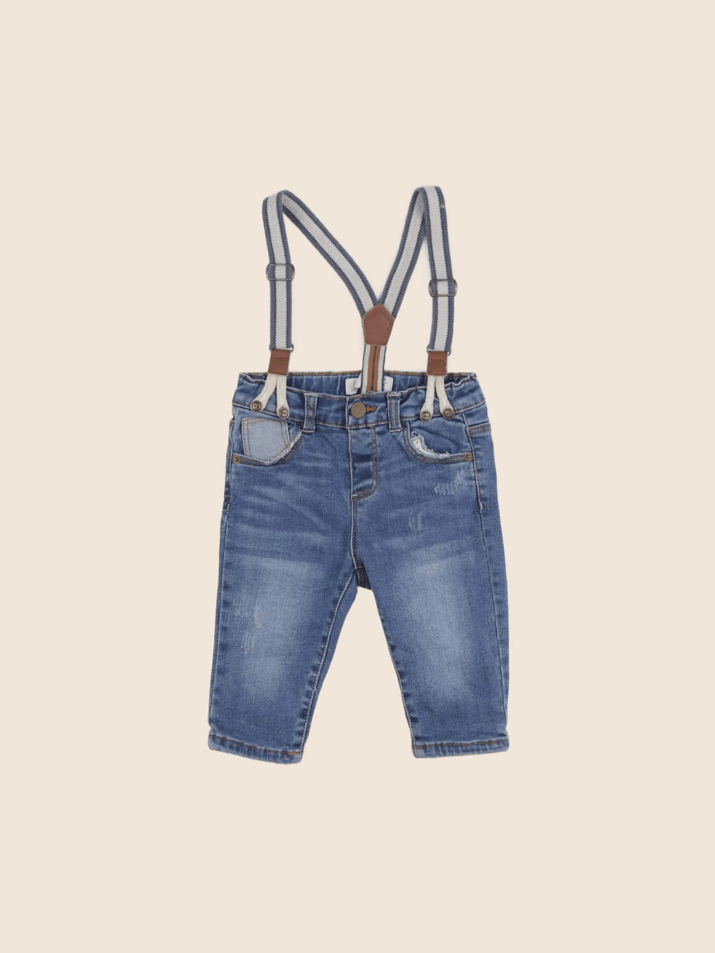 Zara - jean bleu - 3/6 mois