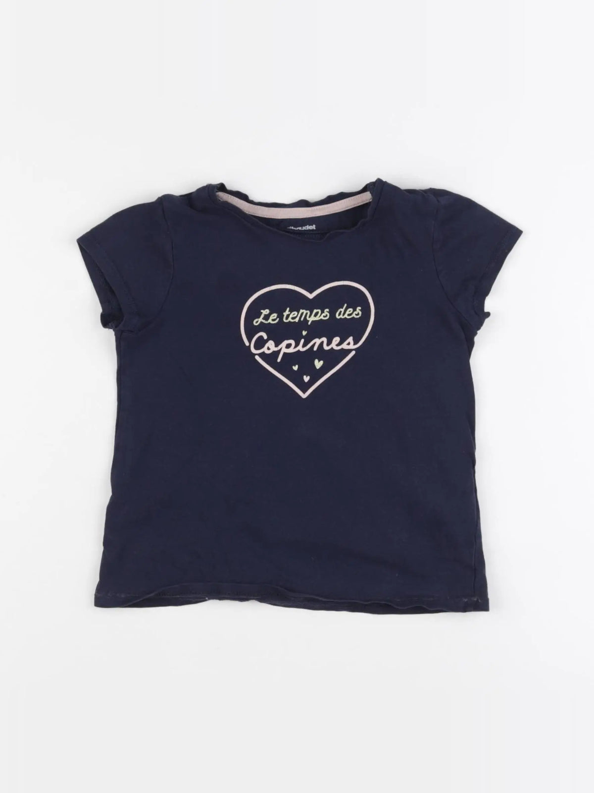 Vertbaudet - tee-shirt bleu - 4 ans