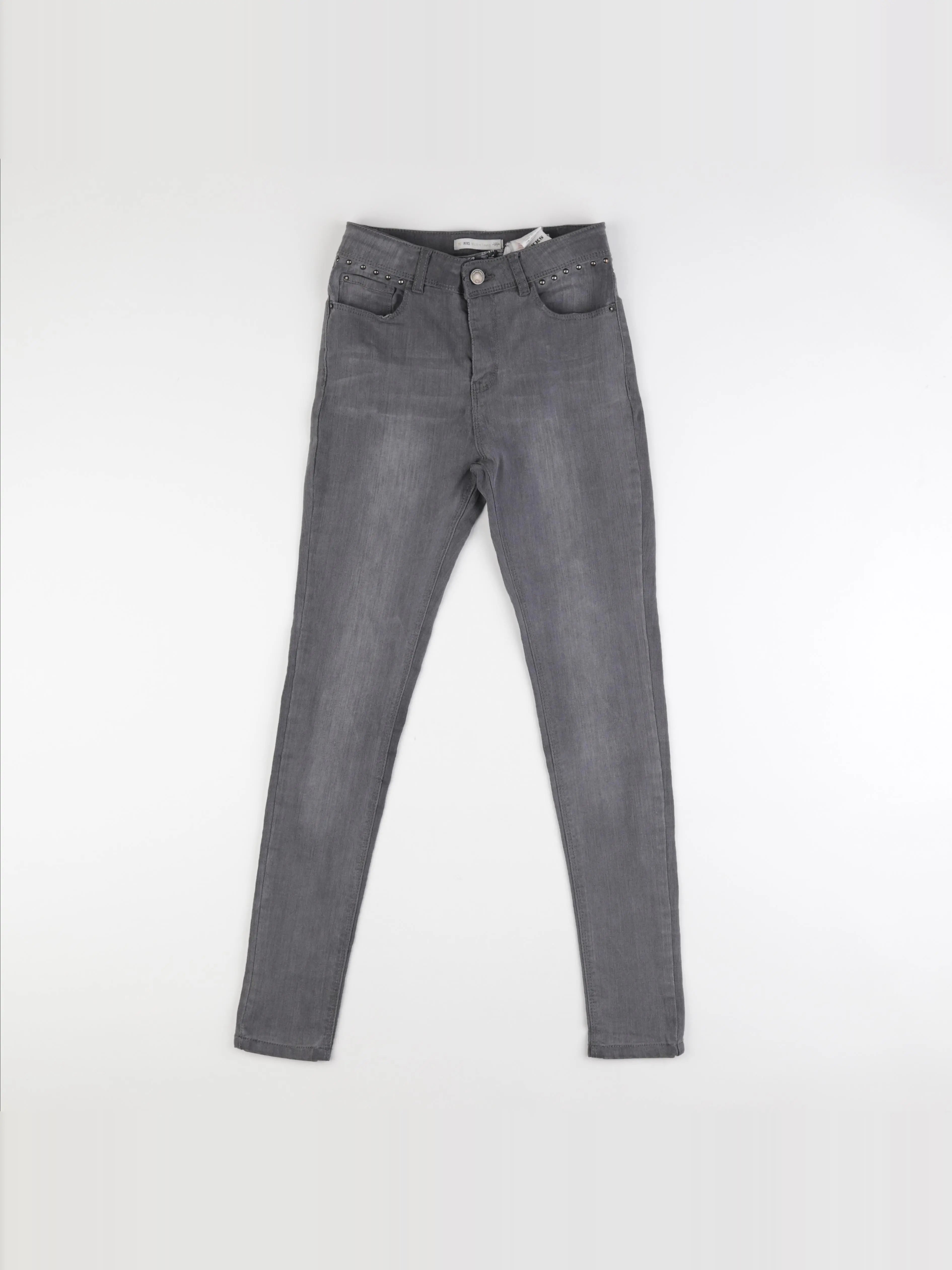 IKKS - jean gris - 12 ans