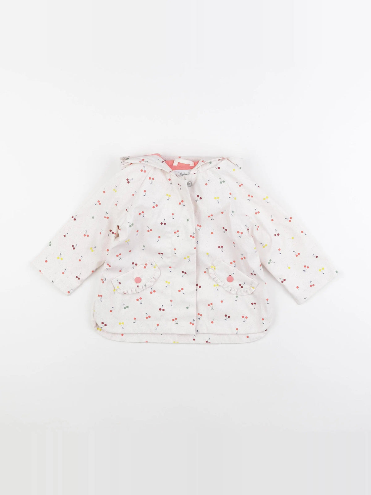 Vertbaudet - imperméable rose - 12 mois