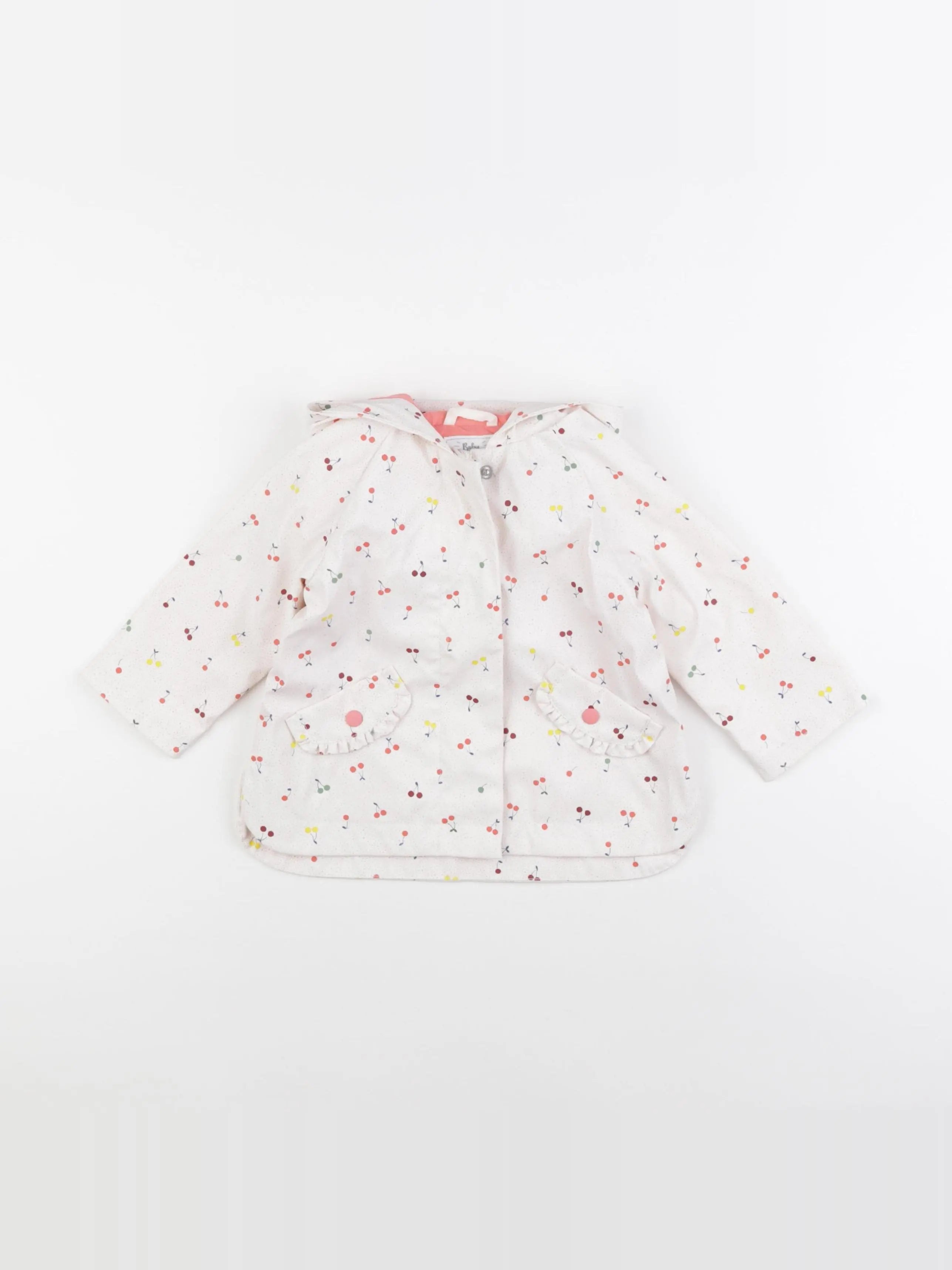 Vertbaudet - imperméable rose - 12 mois