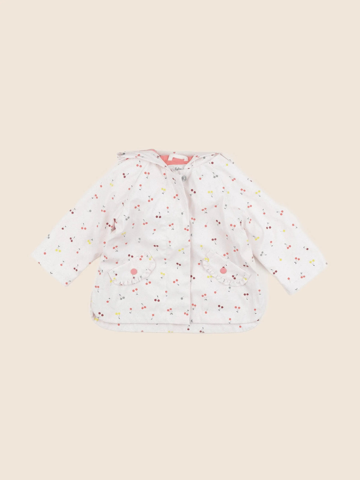 Vertbaudet - imperméable rose - 12 mois