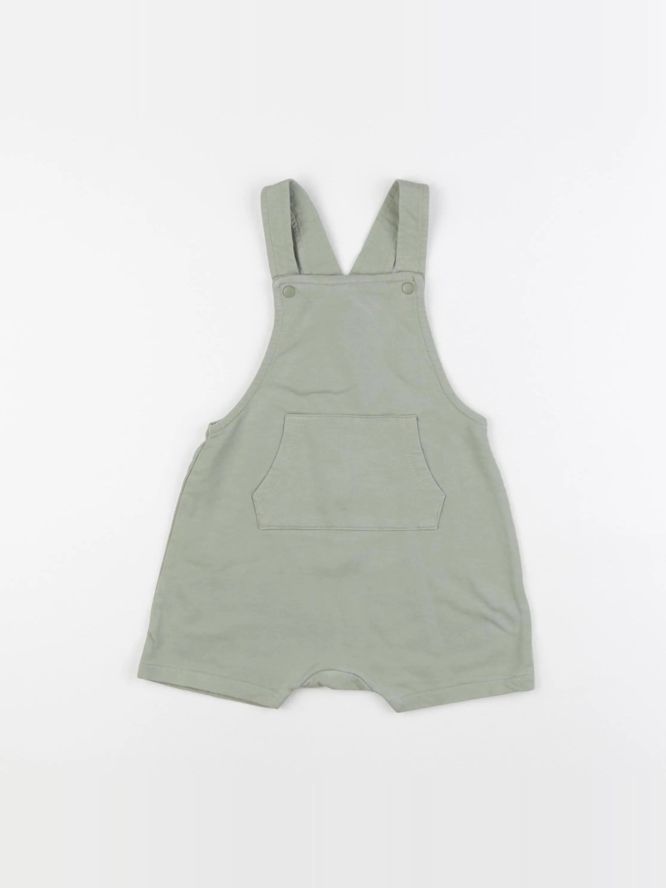 H&M - salopette vert - 12/18 mois