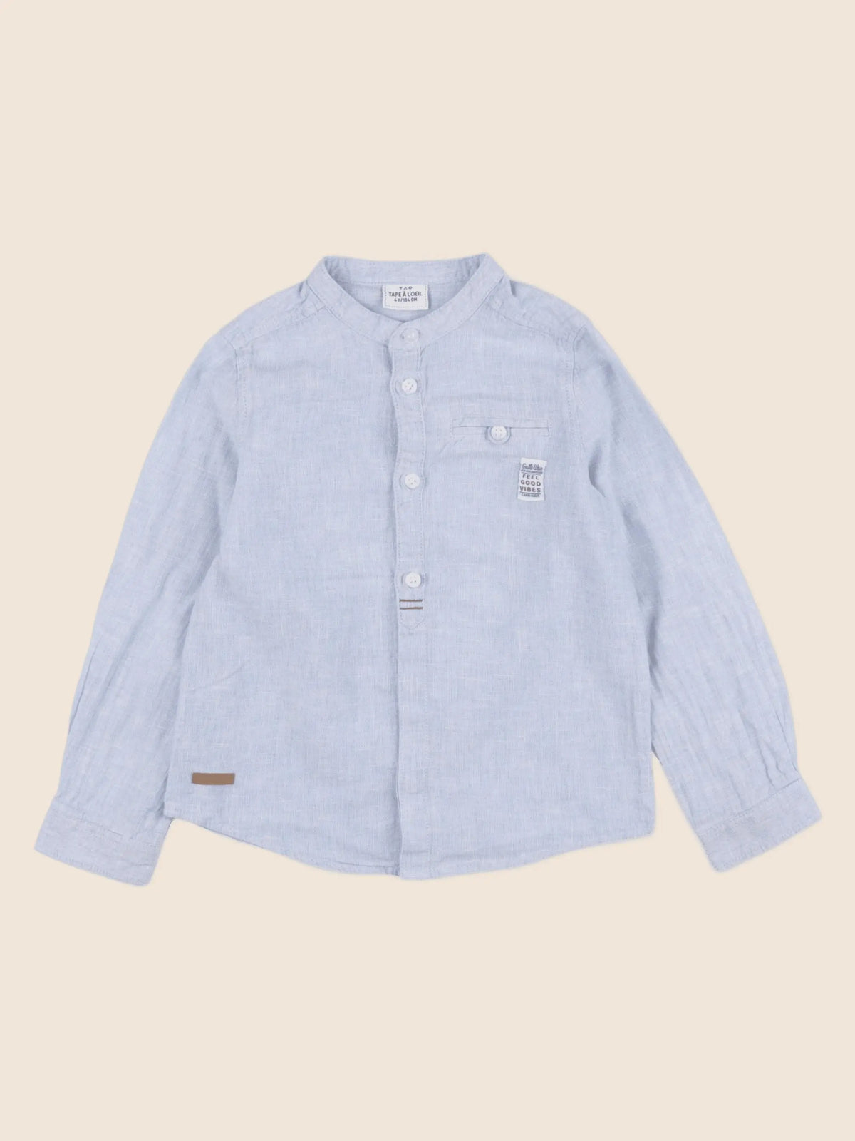 Tape à l'oeil - chemise bleu - 4 ans
