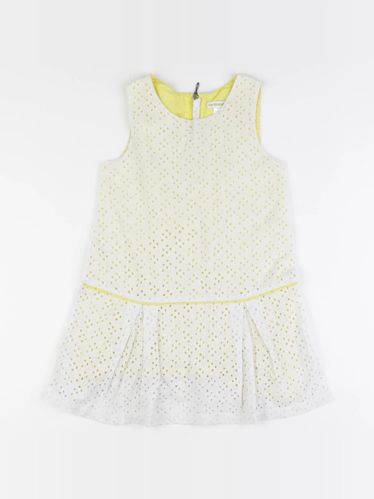Vertbaudet - robe jaune - 6 ans
