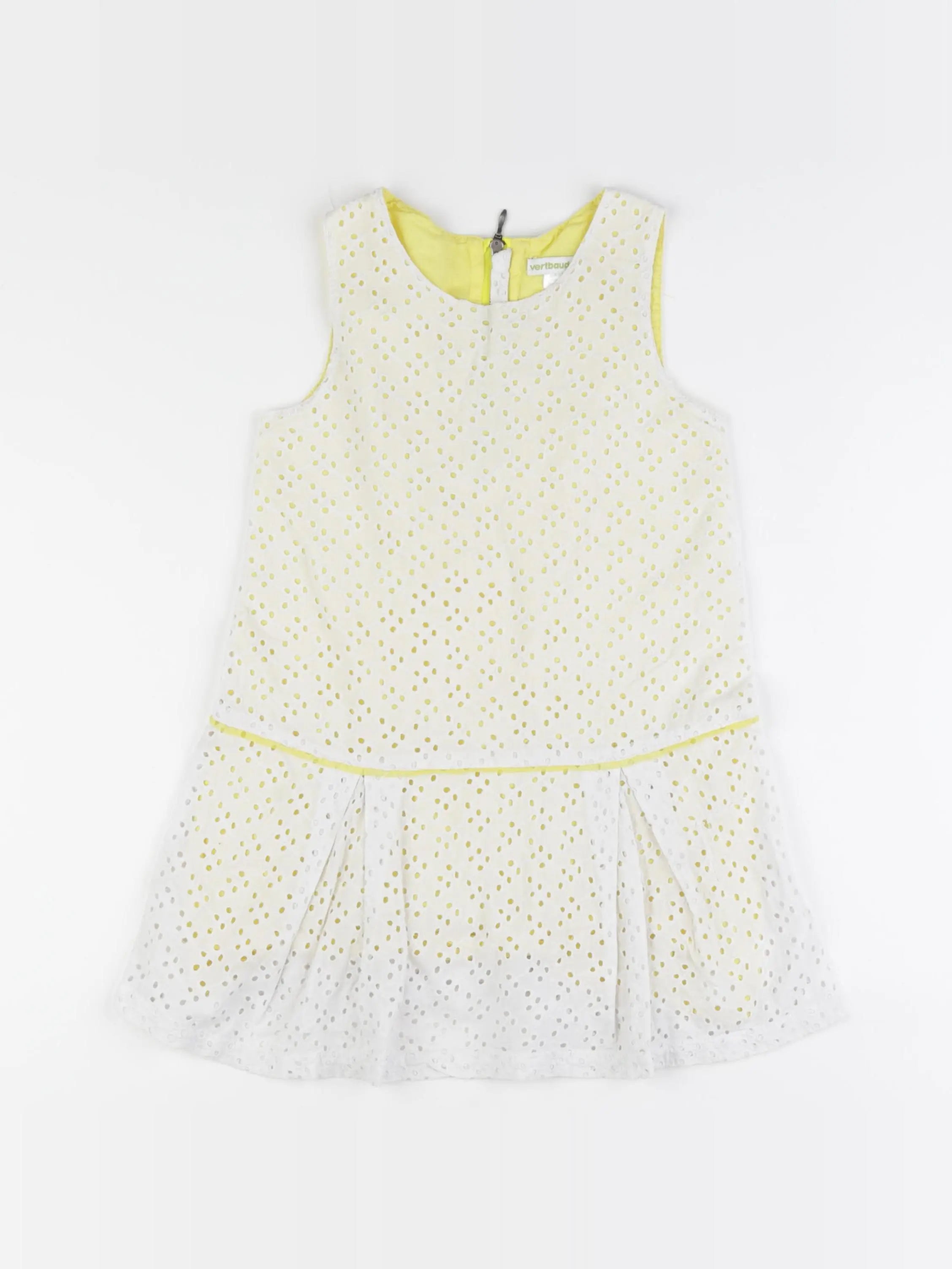 Vertbaudet - robe jaune - 6 ans